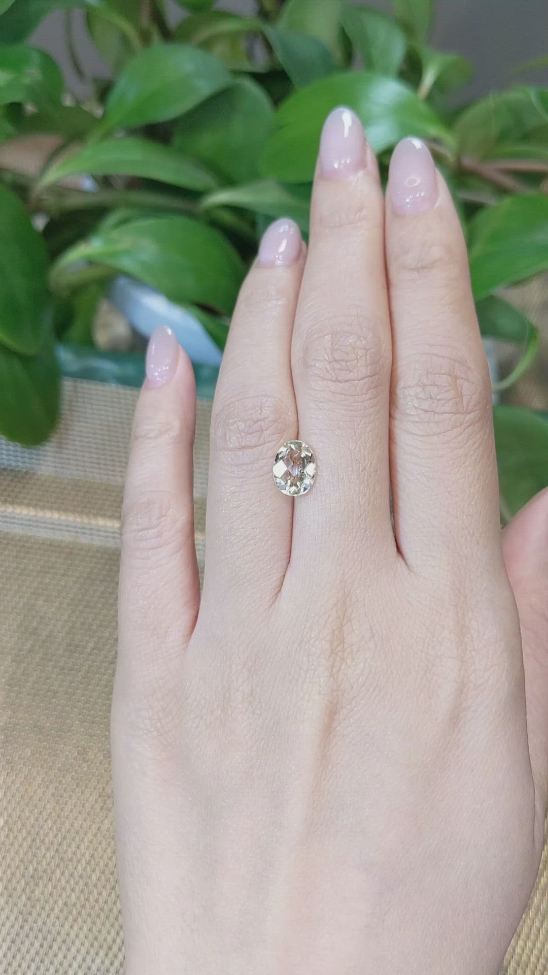 1.43 Ct. Heliodor from Pakistan Size Video