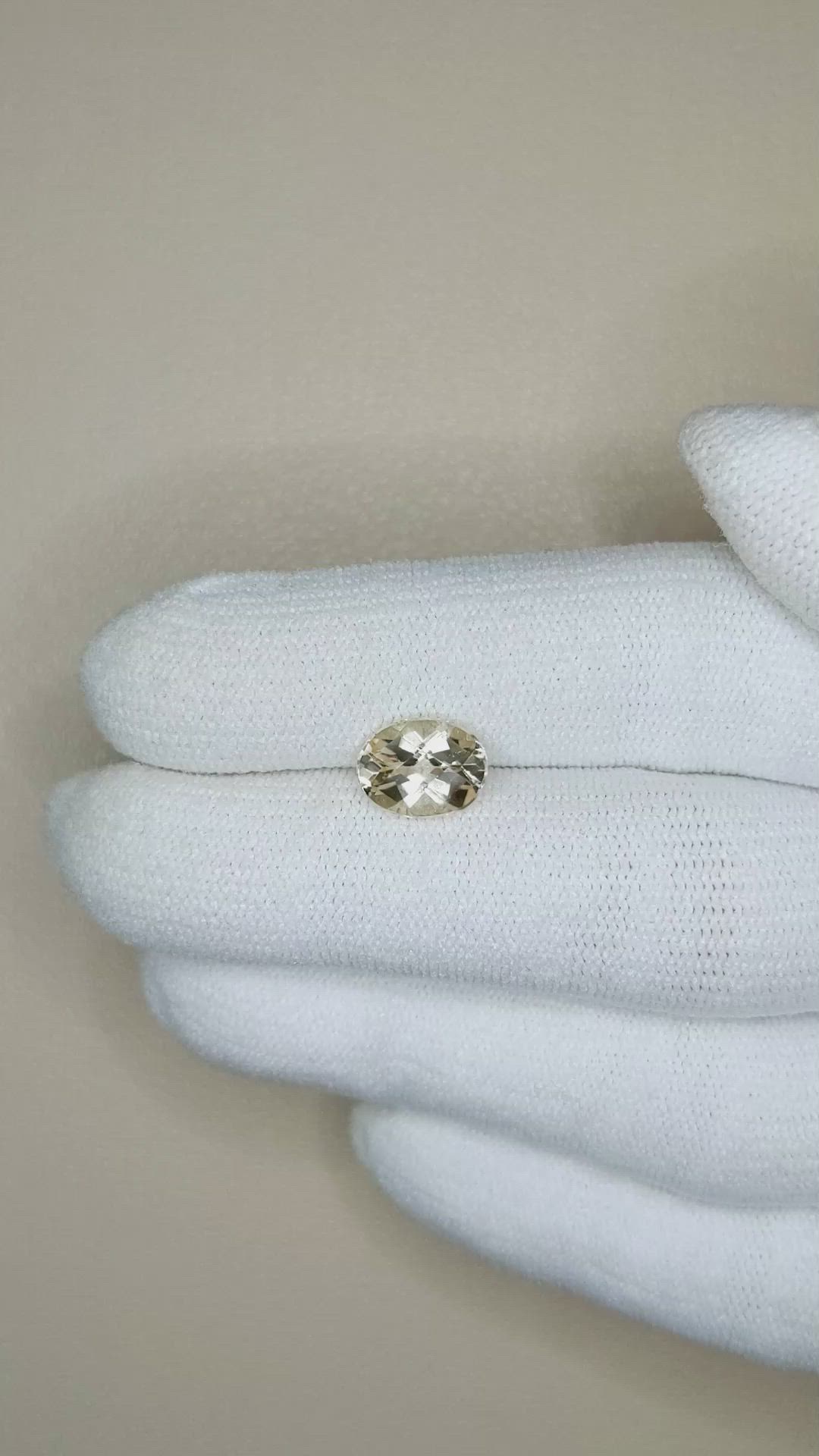 1.53 Ct. Heliodor from Pakistan Size Video