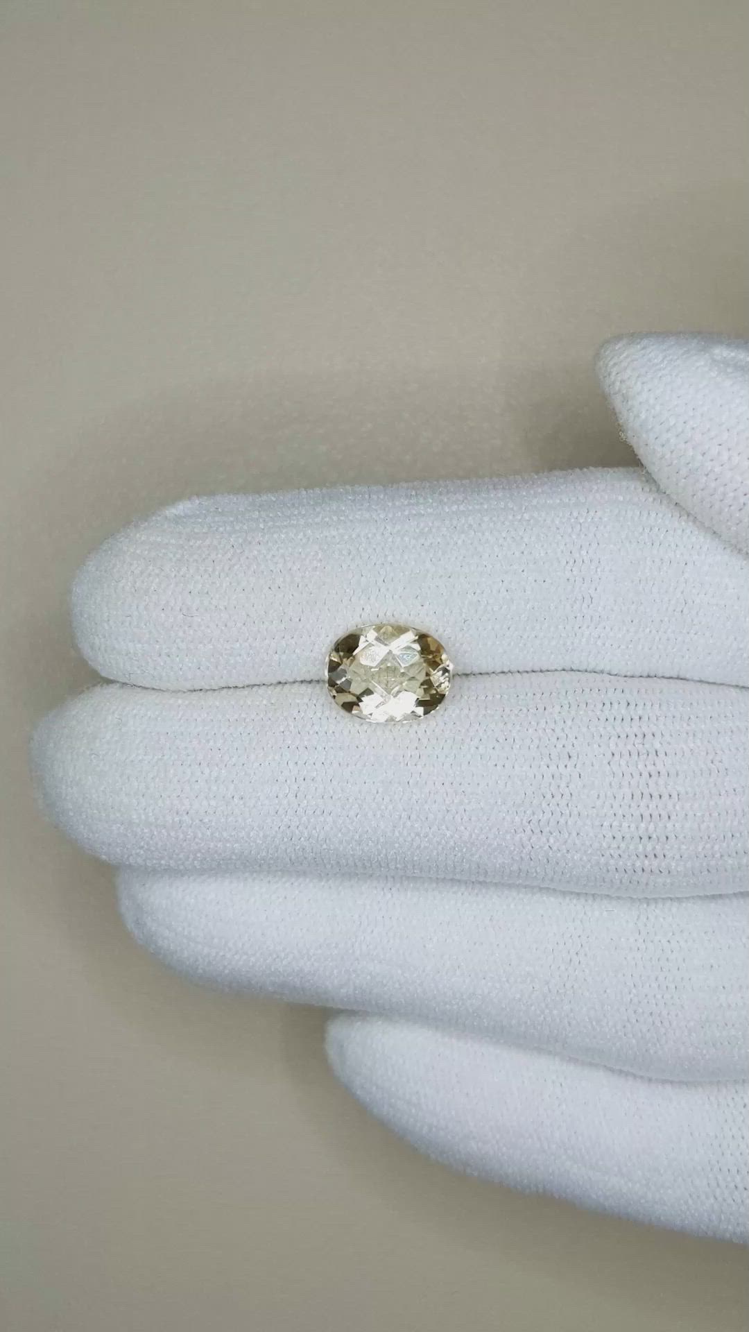 1.89 Ct. Heliodor from Pakistan Size Video