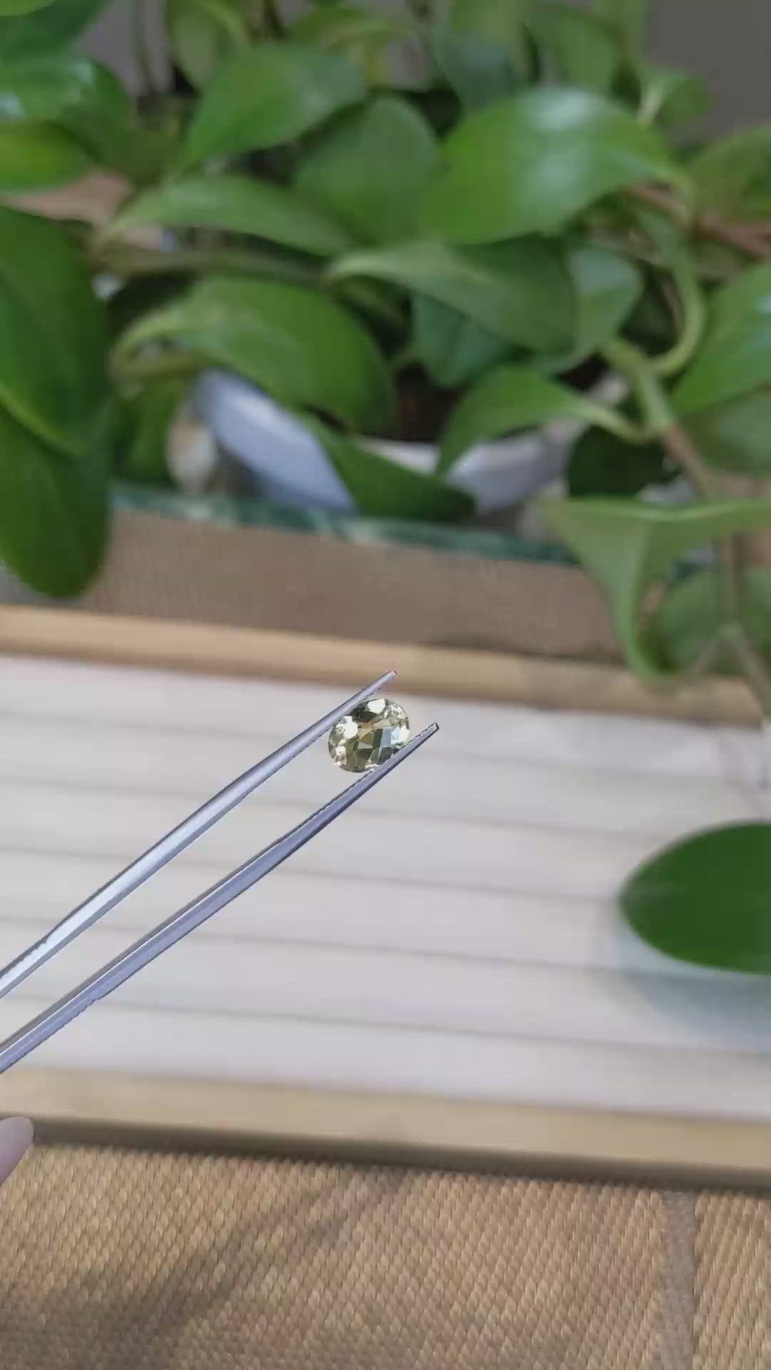 1.30 Ct. Heliodor from Pakistan Size Video