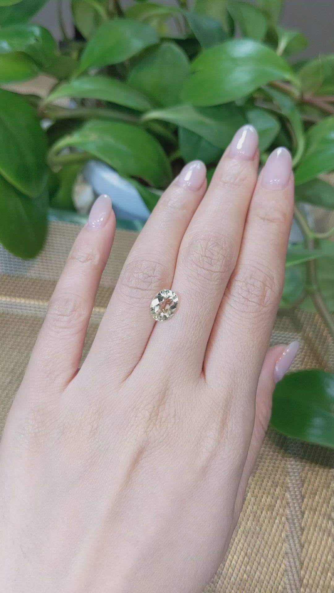 1.72 Ct. Heliodor from Pakistan Size Video