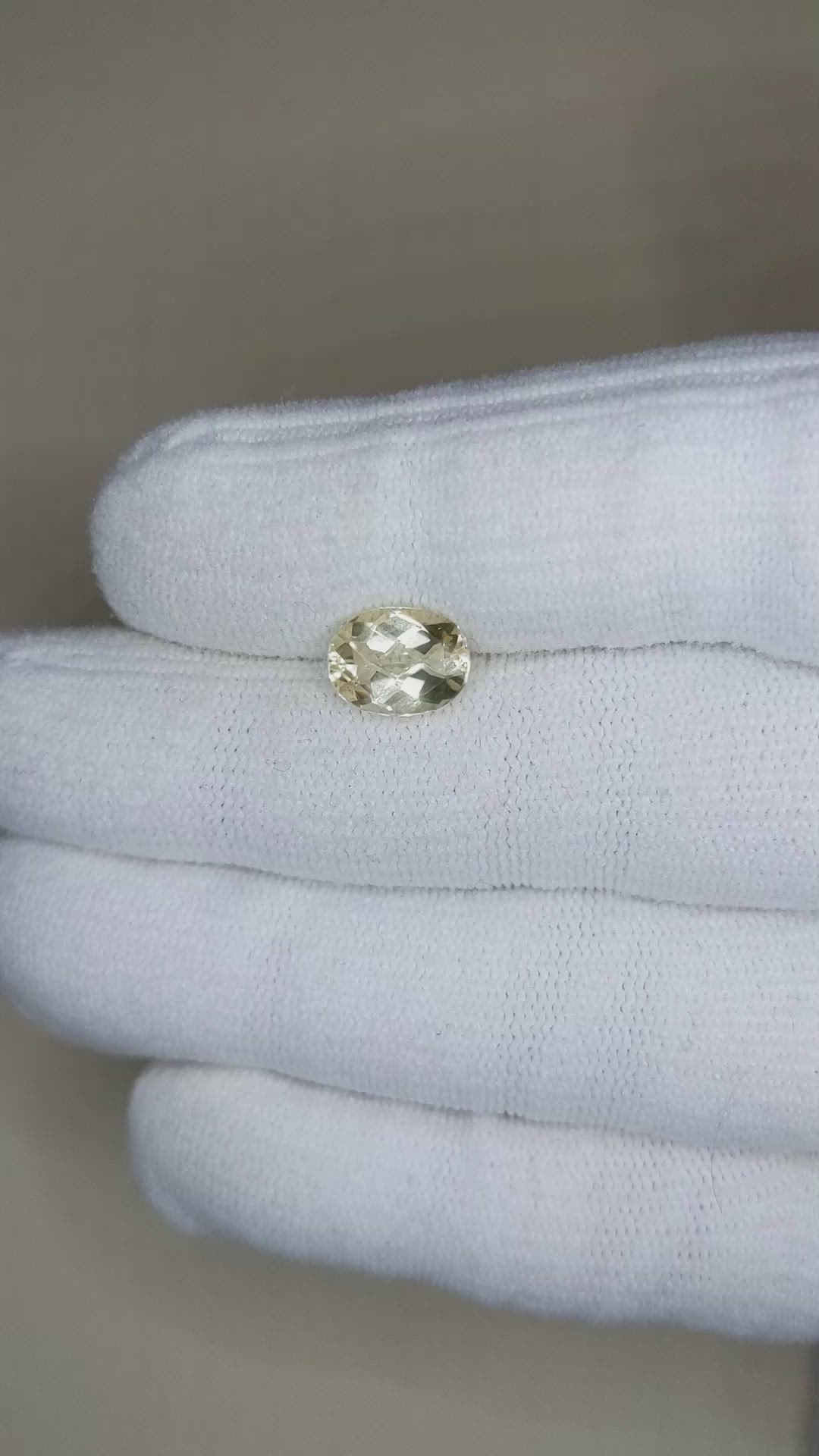 1.75 Ct. Heliodor from Pakistan Size Video