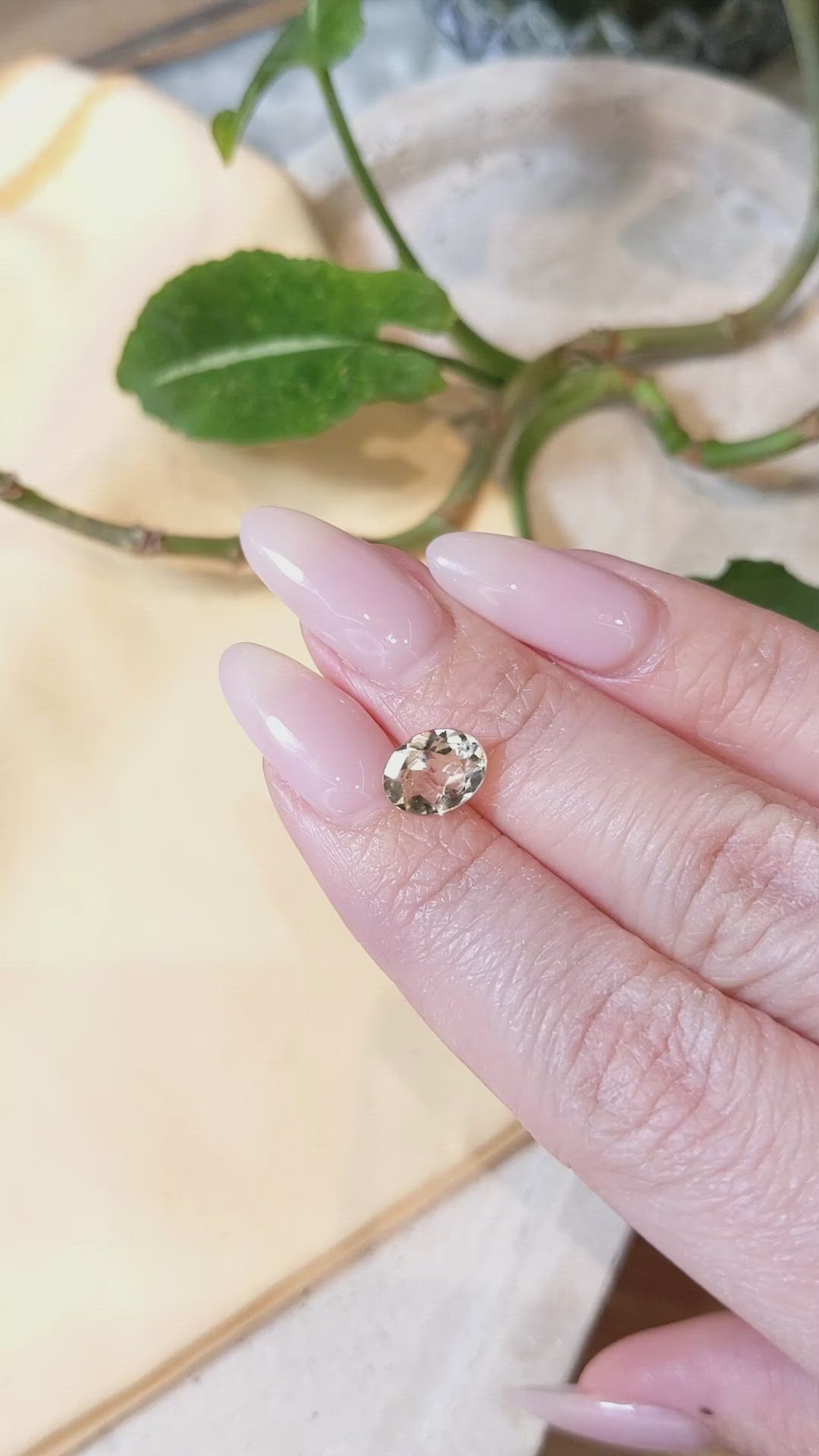 1.42 Ct. Heliodor from Pakistan Size Video