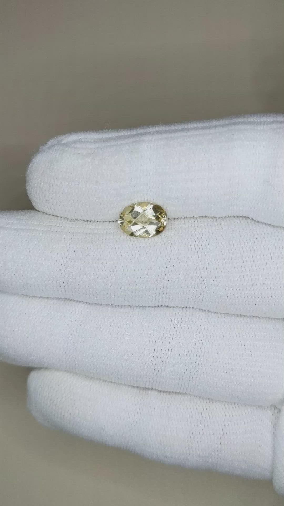 1.60 Ct. Heliodor from Pakistan Size Video