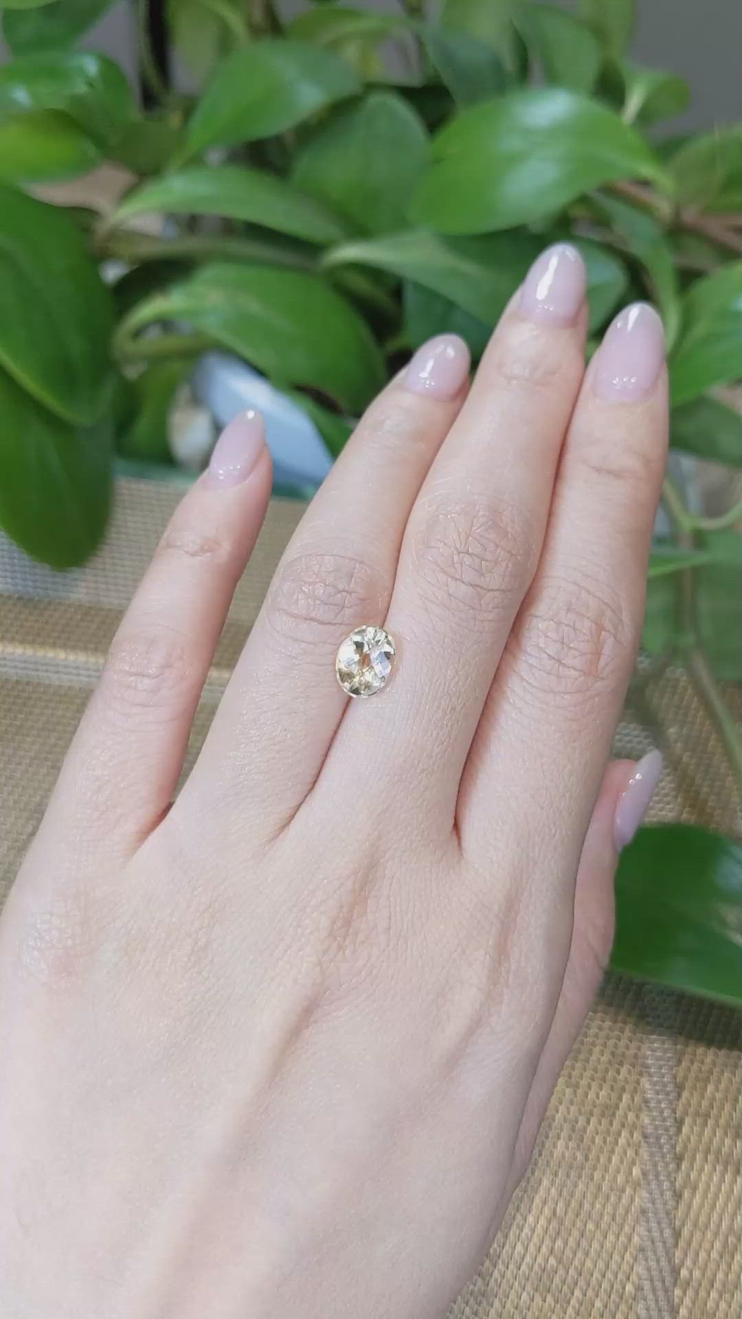 1.62 Ct. Heliodor from Pakistan Size Video