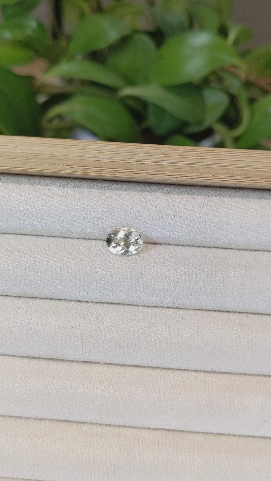 1.64 Ct. Goshenite from Pakistan Size Video