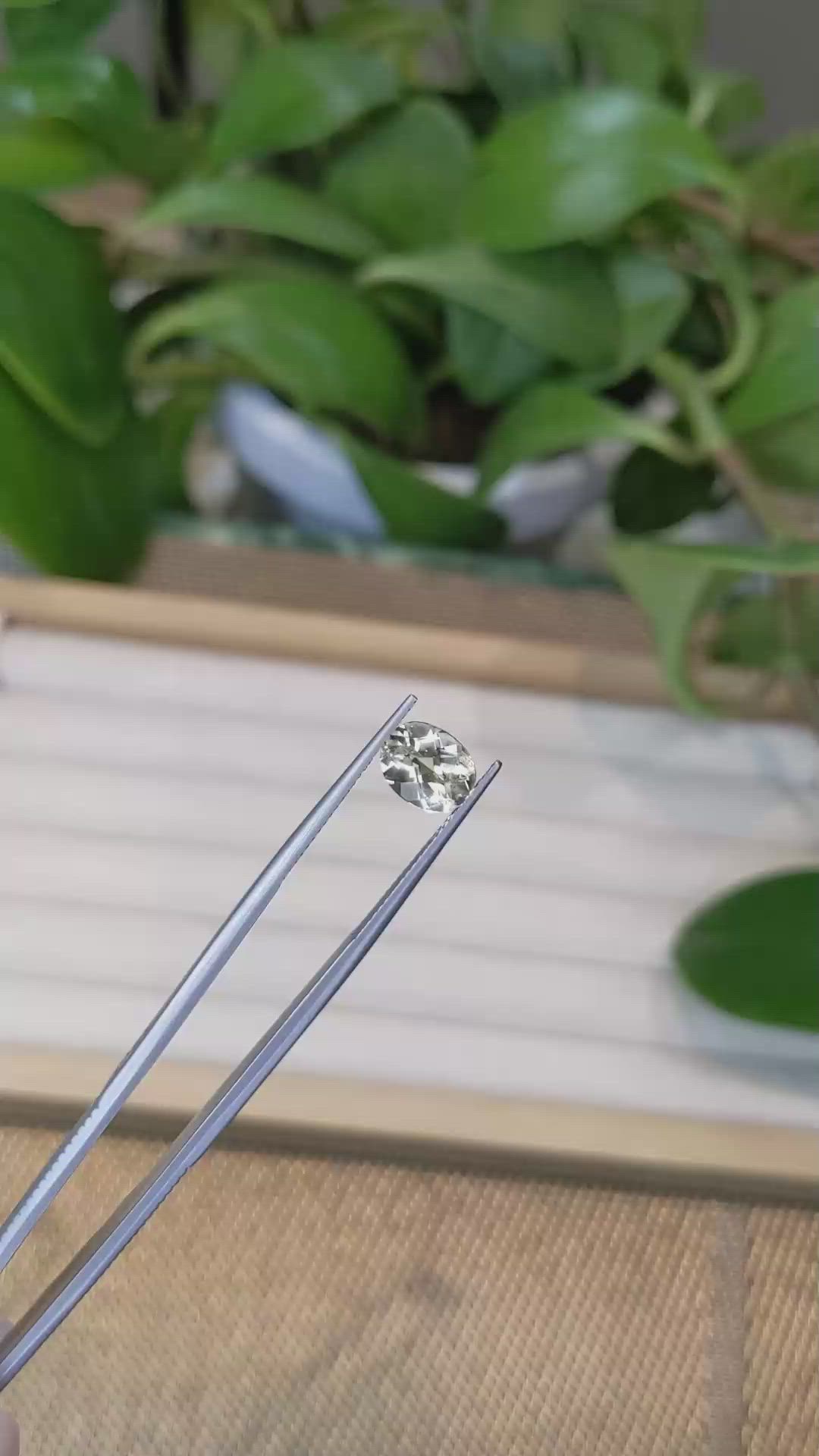 1.64 Ct. Goshenite from Pakistan Size Video