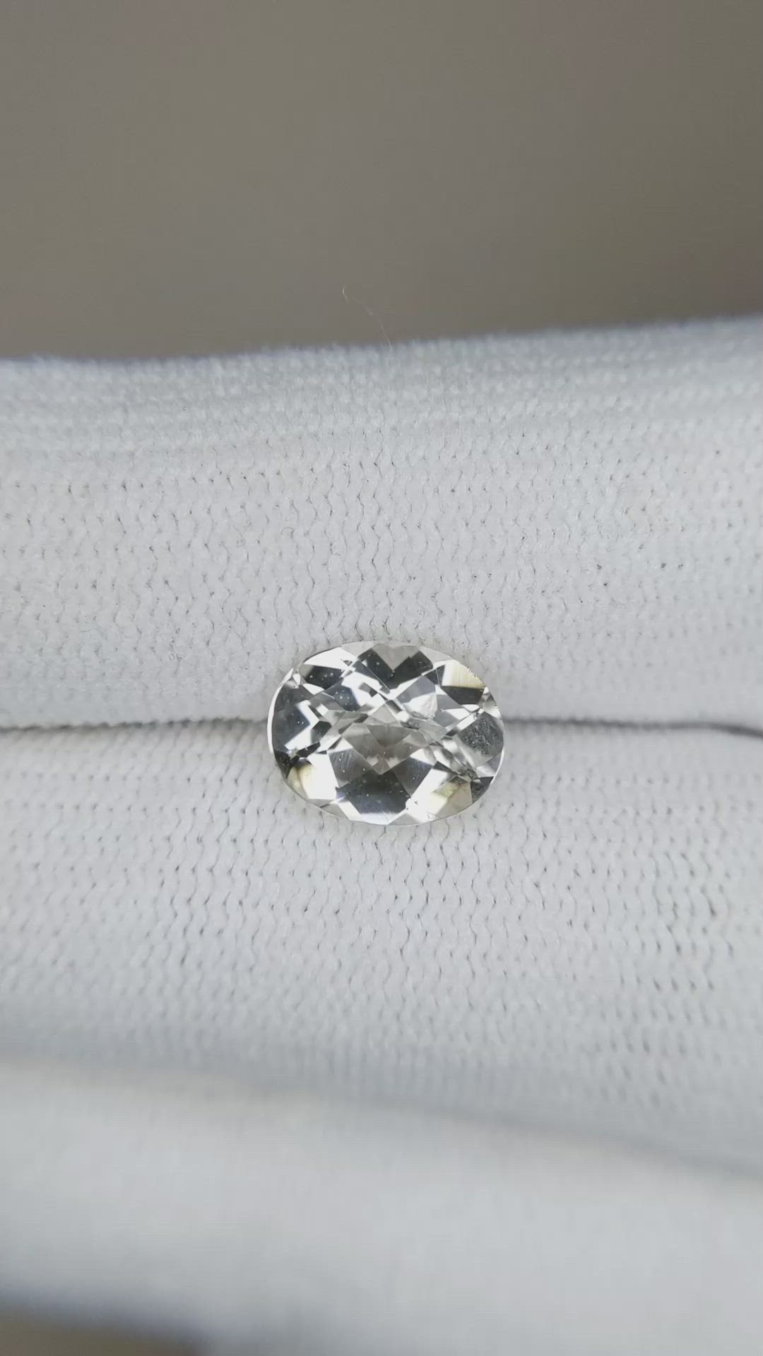 1.64 Ct. Goshenite from Pakistan Size Video