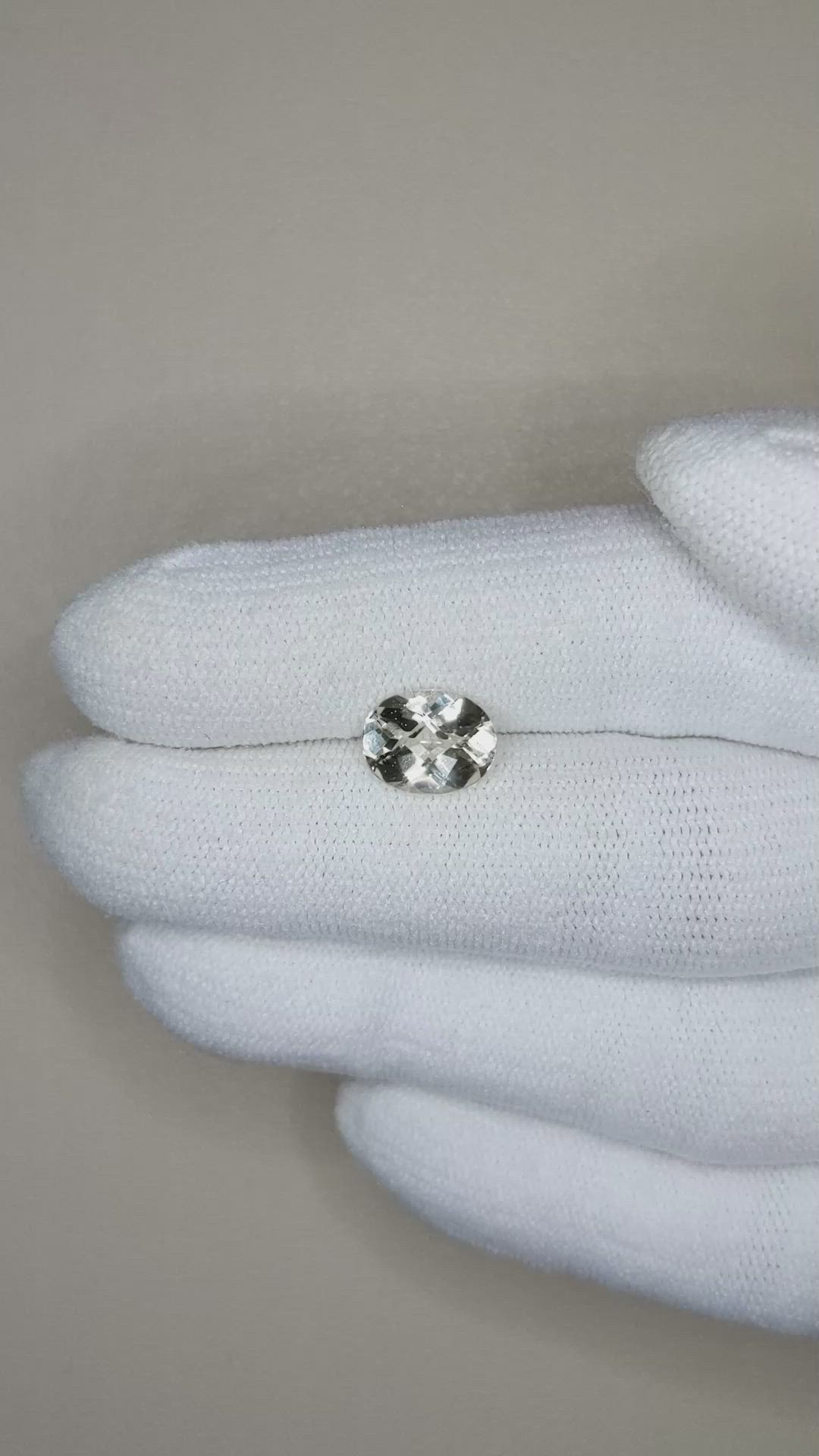 1.64 Ct. Goshenite from Pakistan Size Video