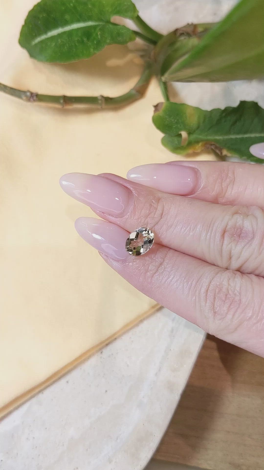 1.70 Ct. Heliodor from Pakistan Size Video