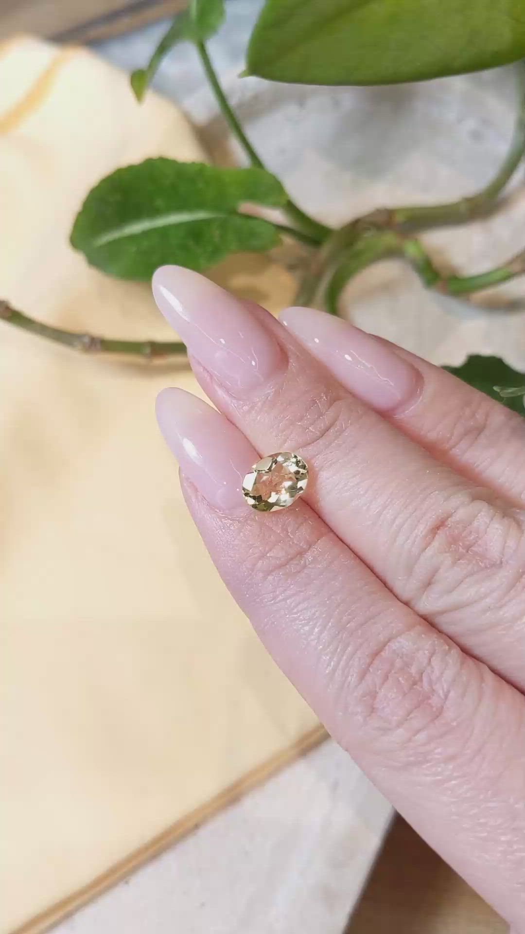 1.45 Ct. Heliodor from Pakistan Size Video