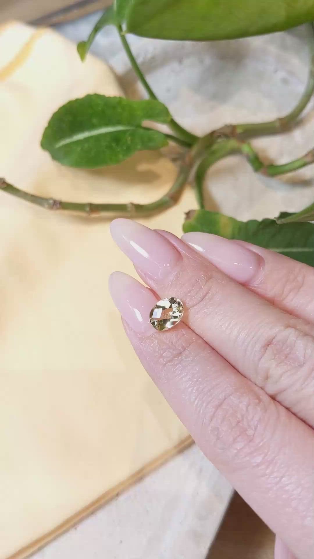 1.53 Ct. Heliodor from Pakistan Size Video