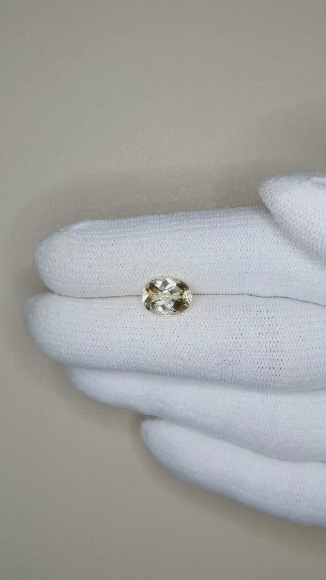 1.49 Ct. Heliodor from Pakistan Size Video