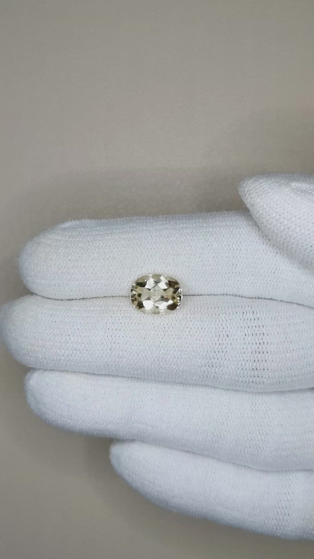 1.74 Ct. Heliodor from Pakistan Size Video