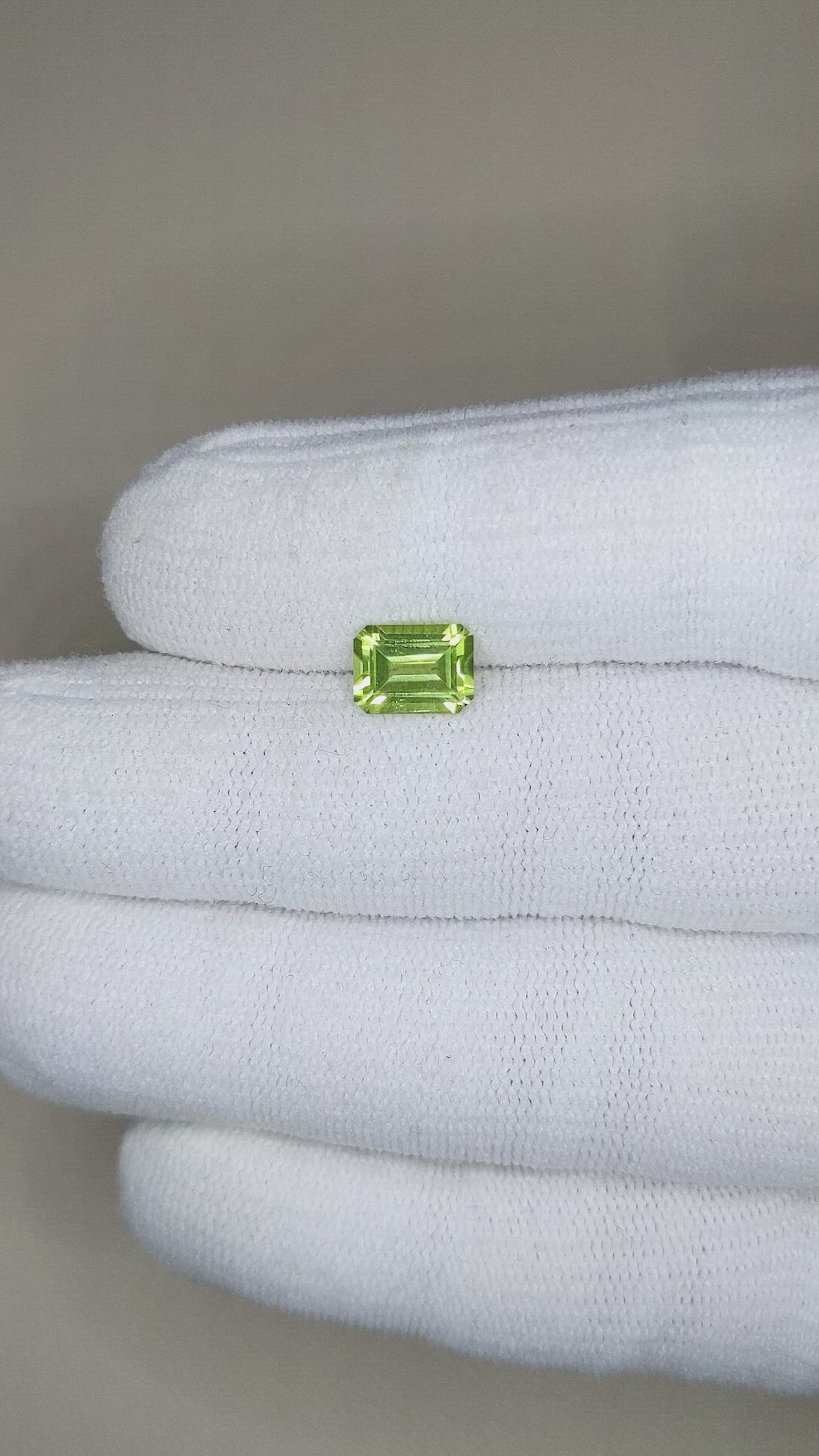 1.52 Ct. Peridot from Pakistan Size Video