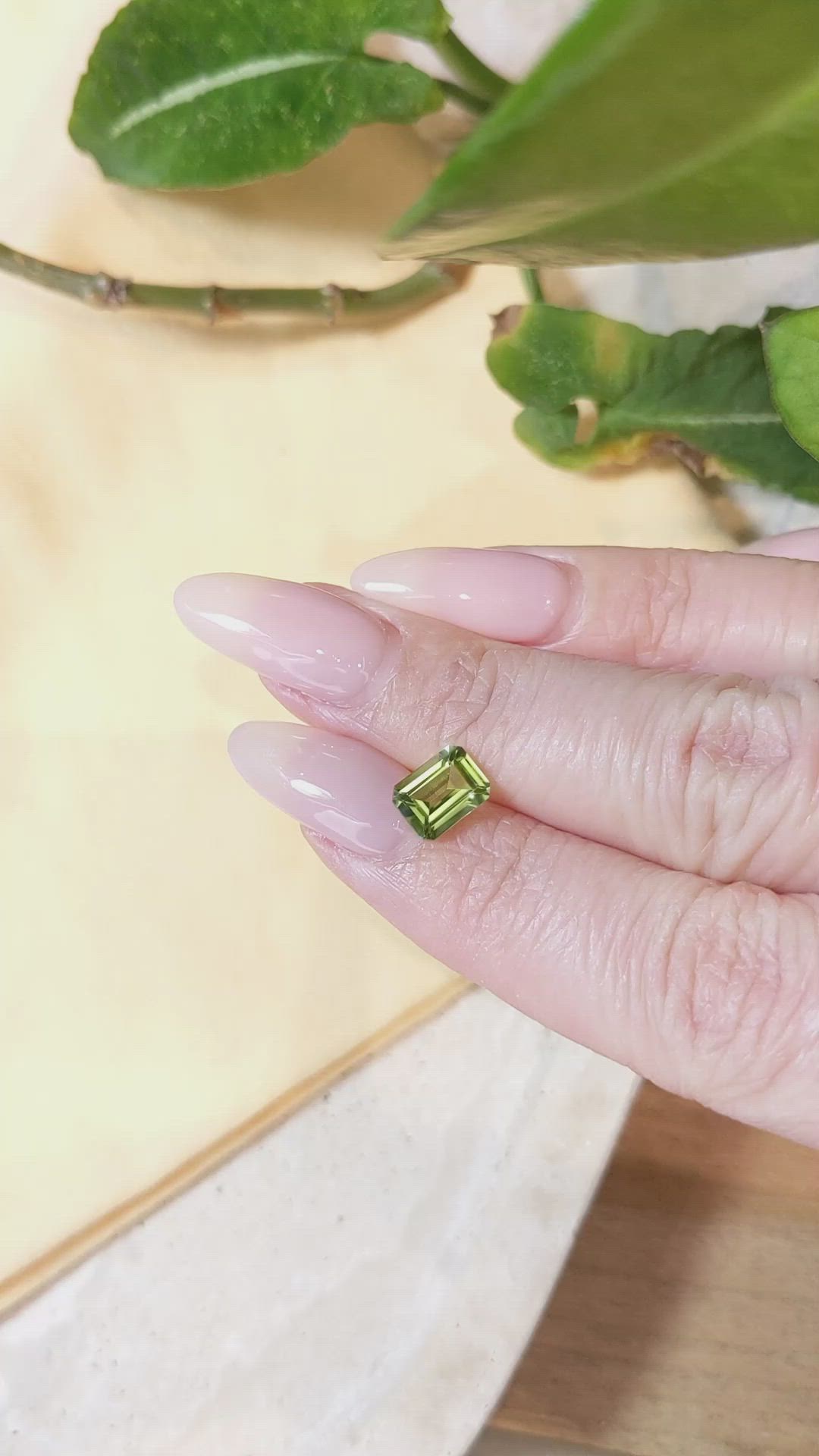 1.52 Ct. Peridot from Pakistan Size Video