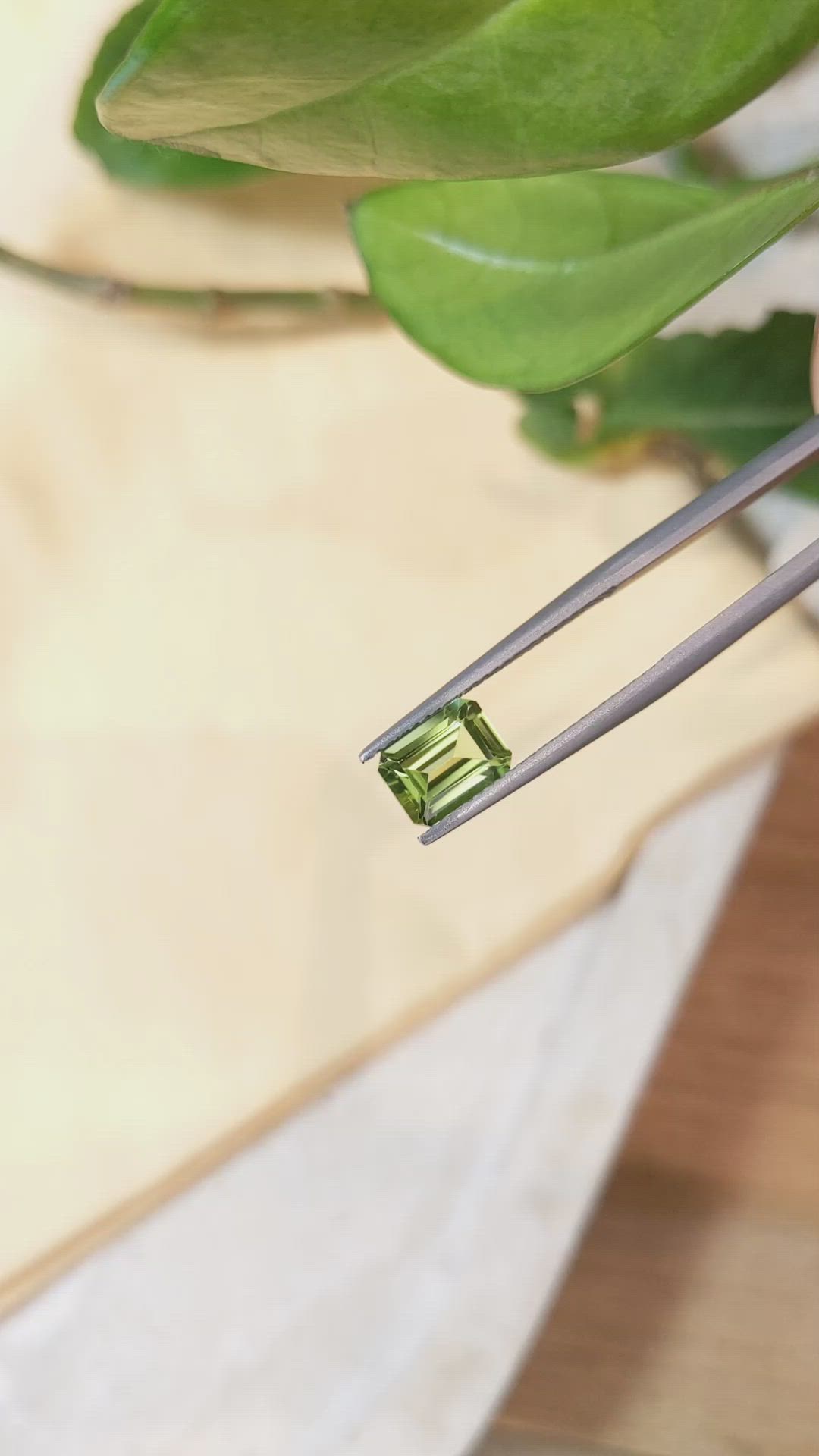 1.52 Ct. Peridot from Pakistan Size Video