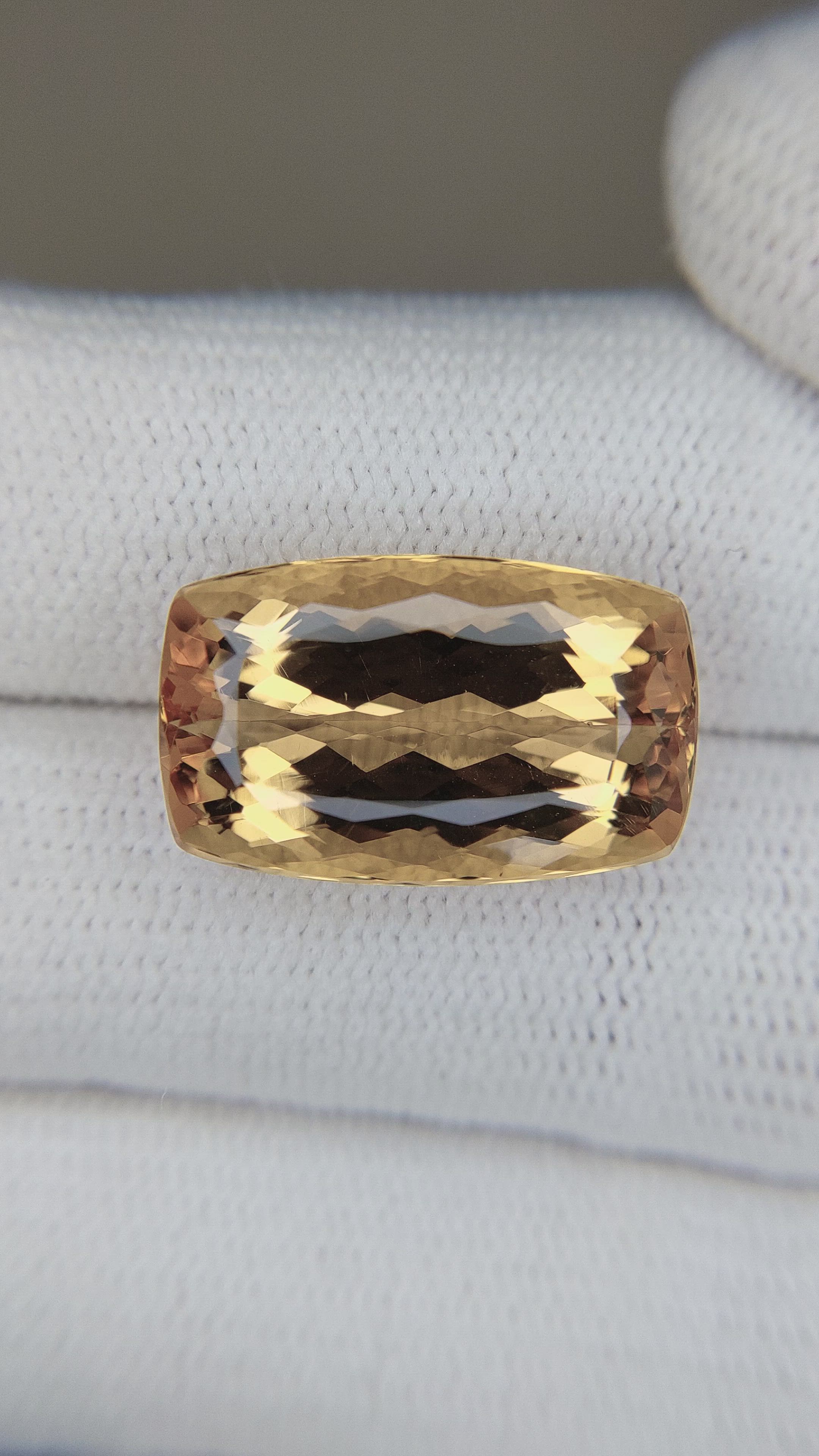 14.47 Ct. Imperial Topaz from Brazil Size Video