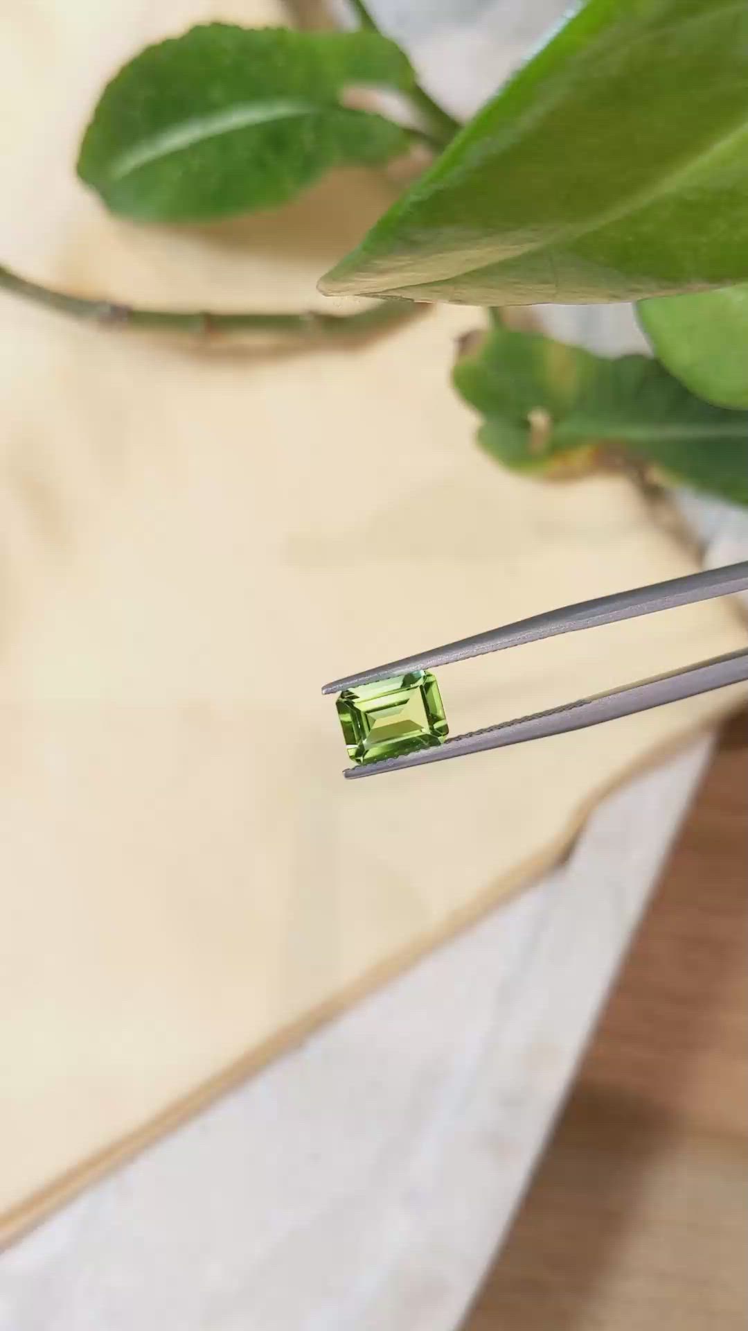 1.55 Ct. Peridot from Pakistan Size Video