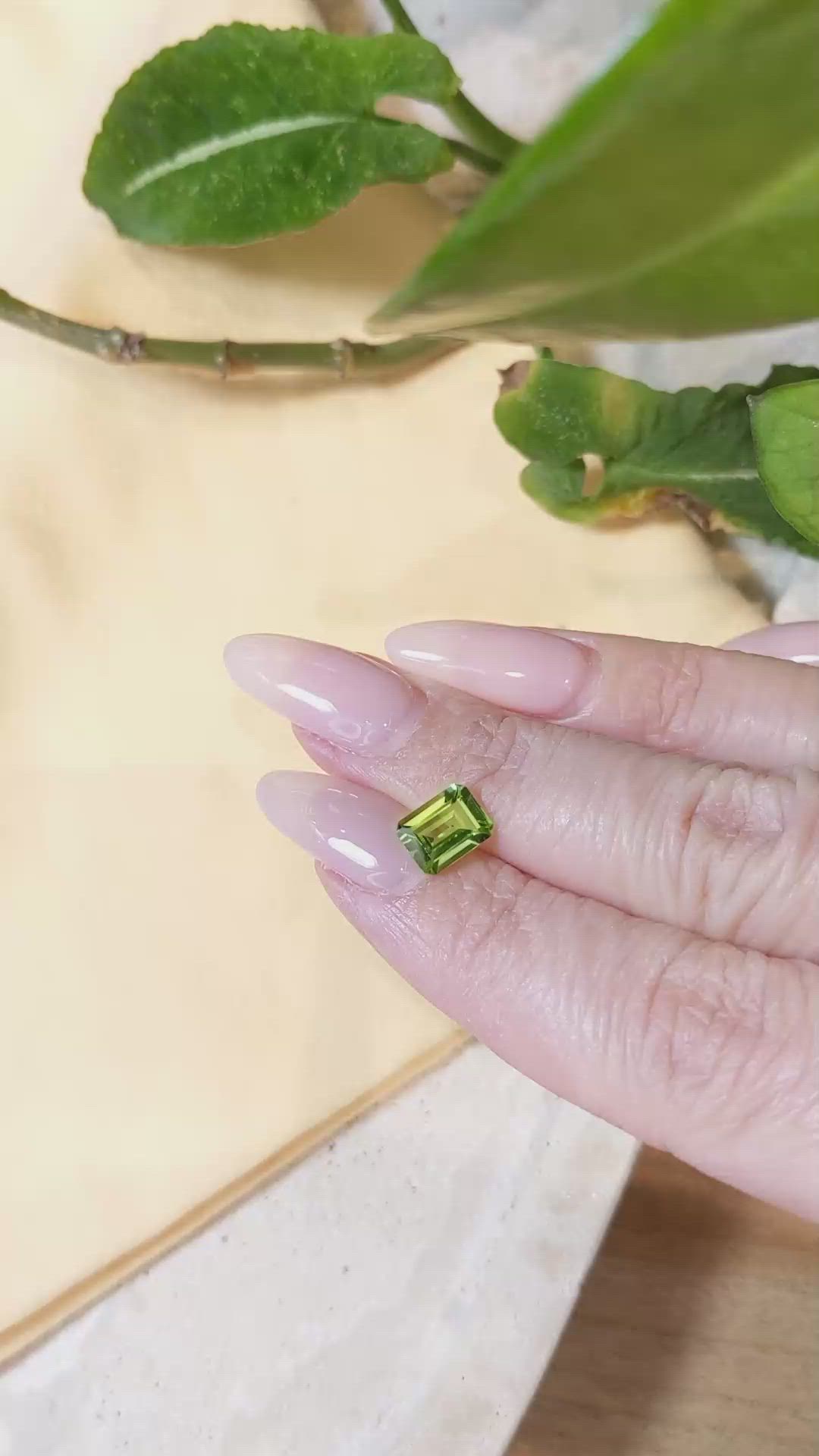 1.55 Ct. Peridot from Pakistan Size Video