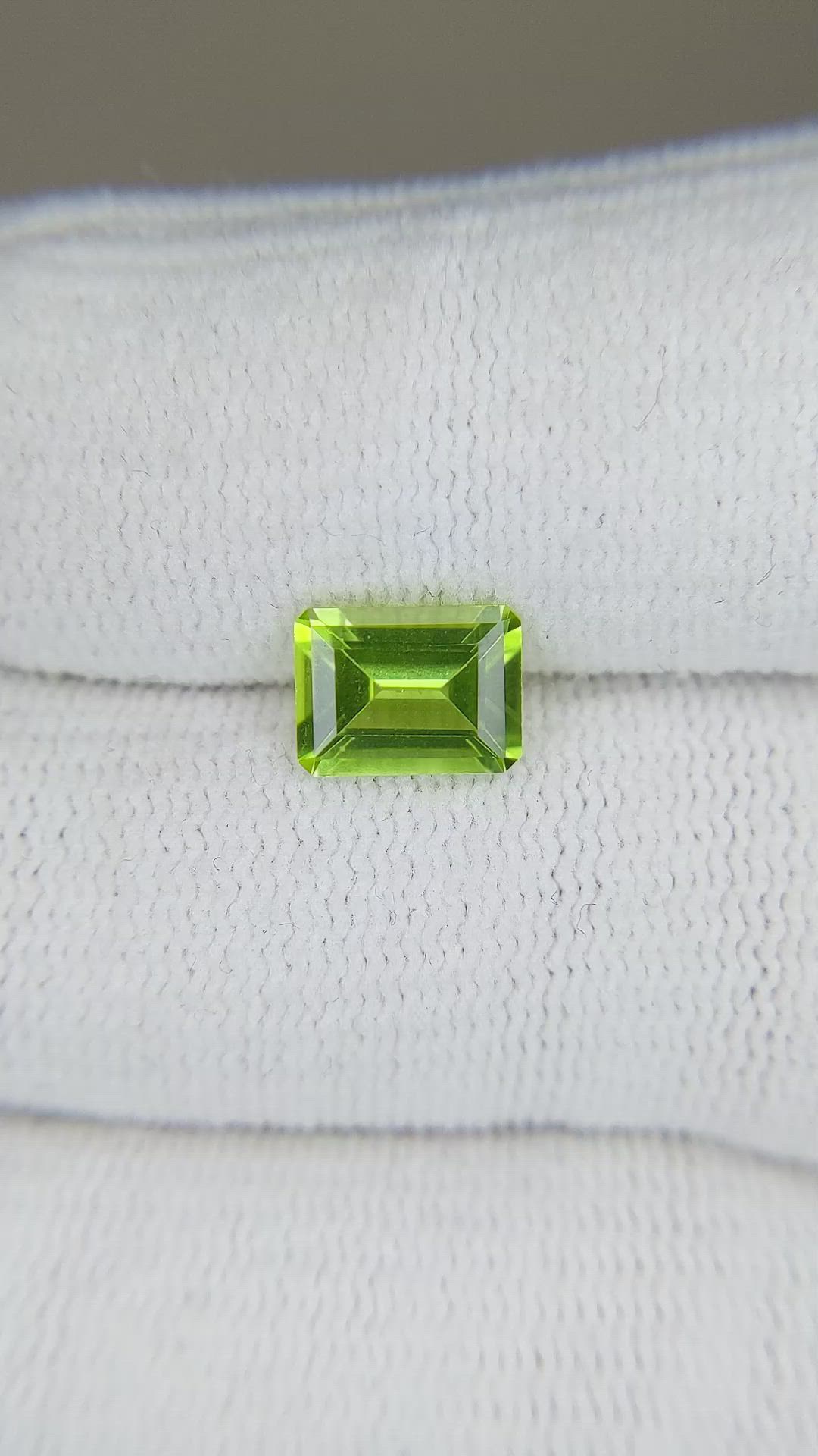 1.56 Ct. Peridot from Pakistan Size Video