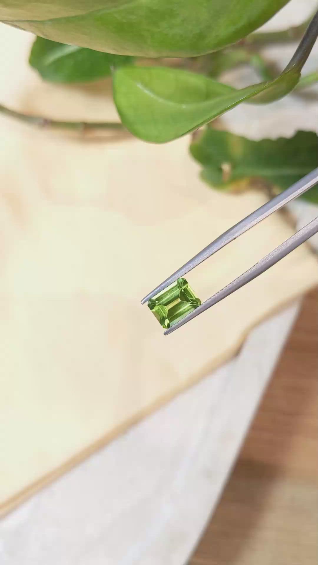 1.56 Ct. Peridot from Pakistan Size Video