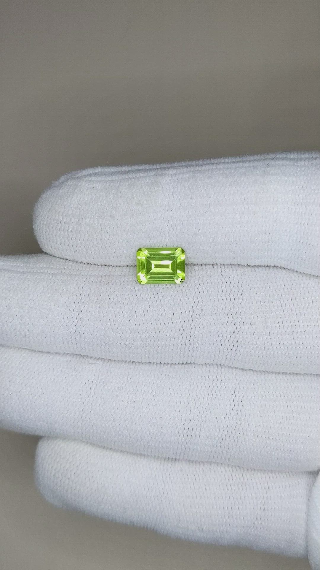1.56 Ct. Peridot from Pakistan Size Video