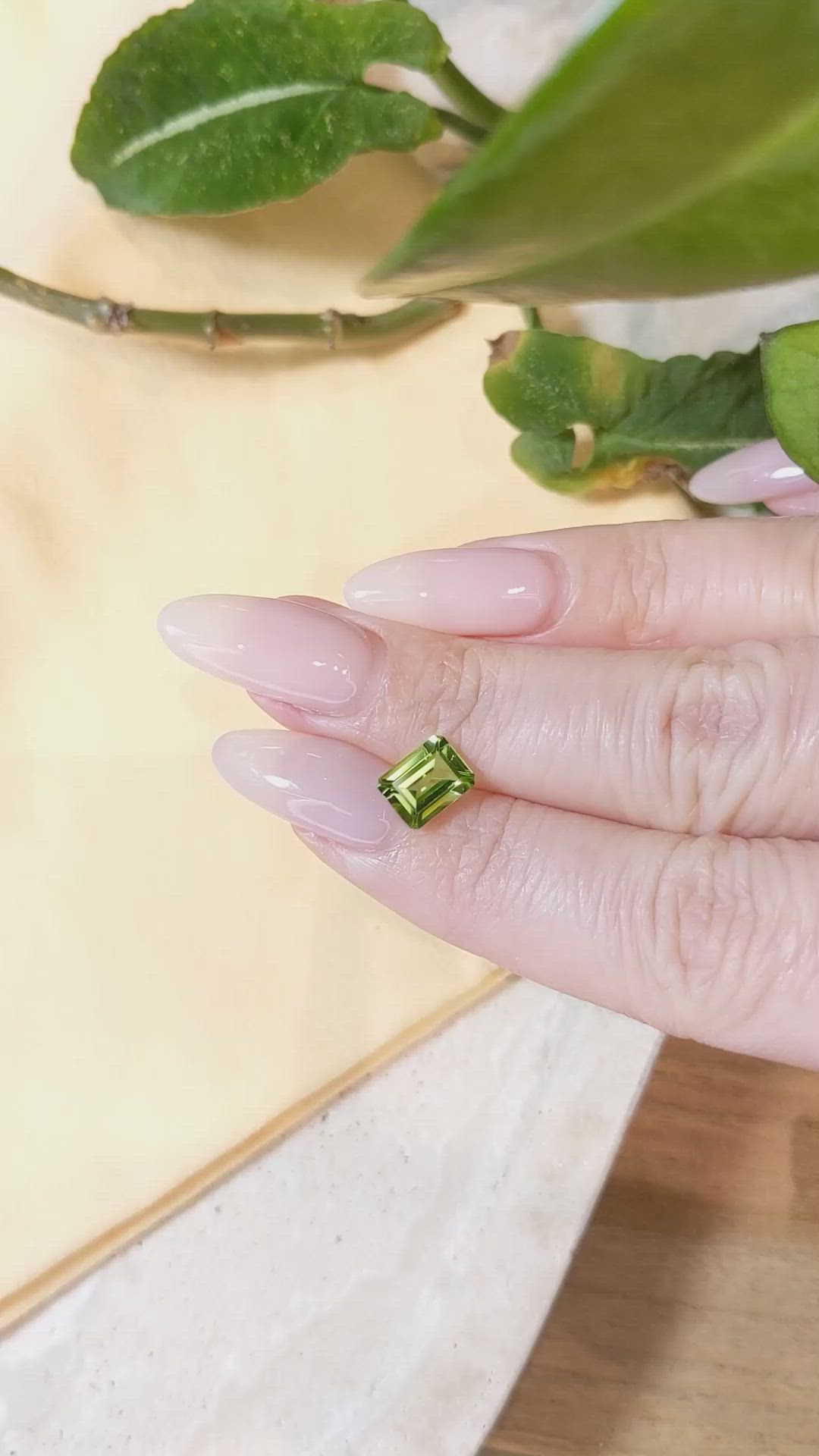 1.57 Ct. Peridot from Pakistan Size Video