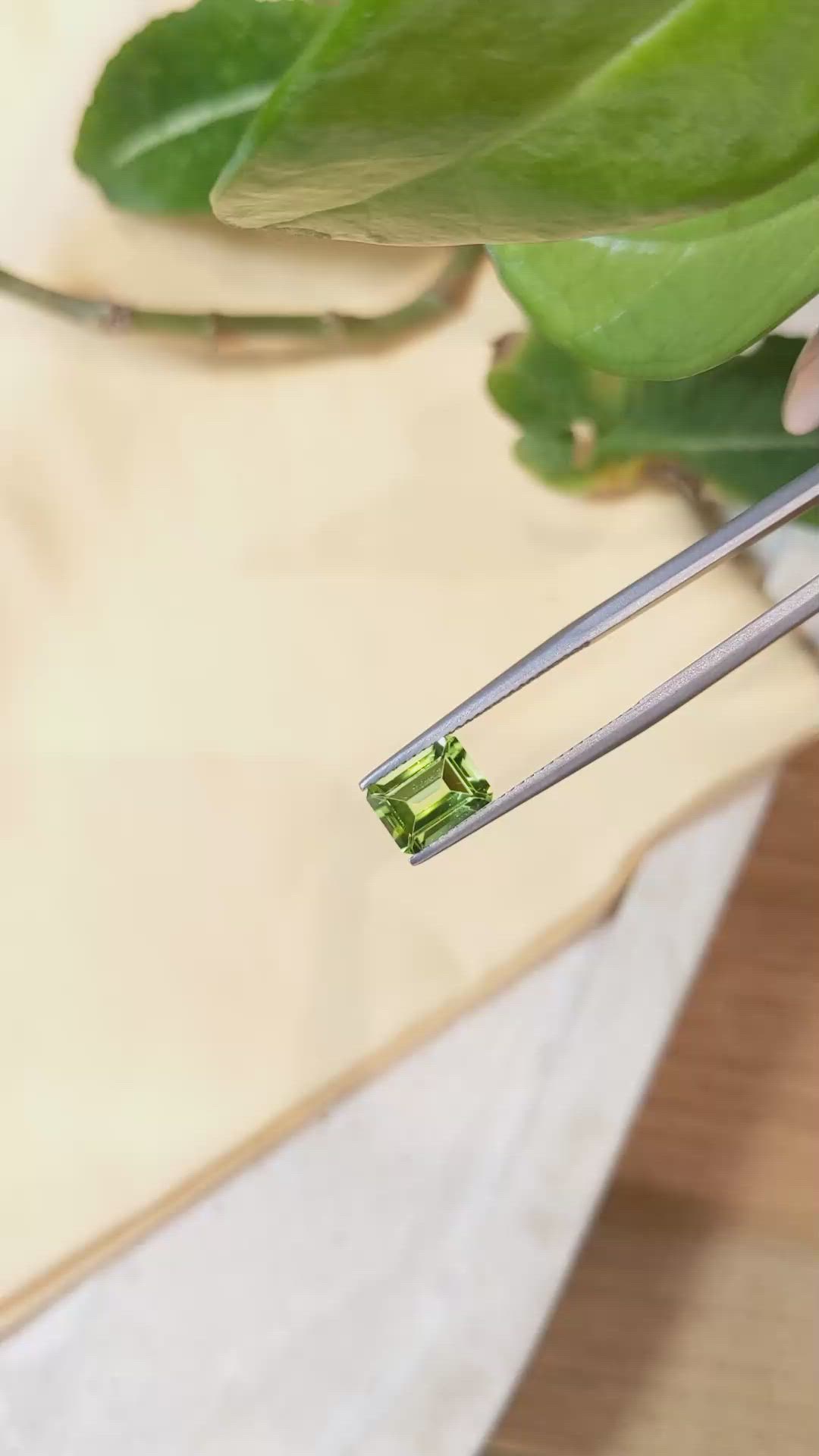1.57 Ct. Peridot from Pakistan Size Video