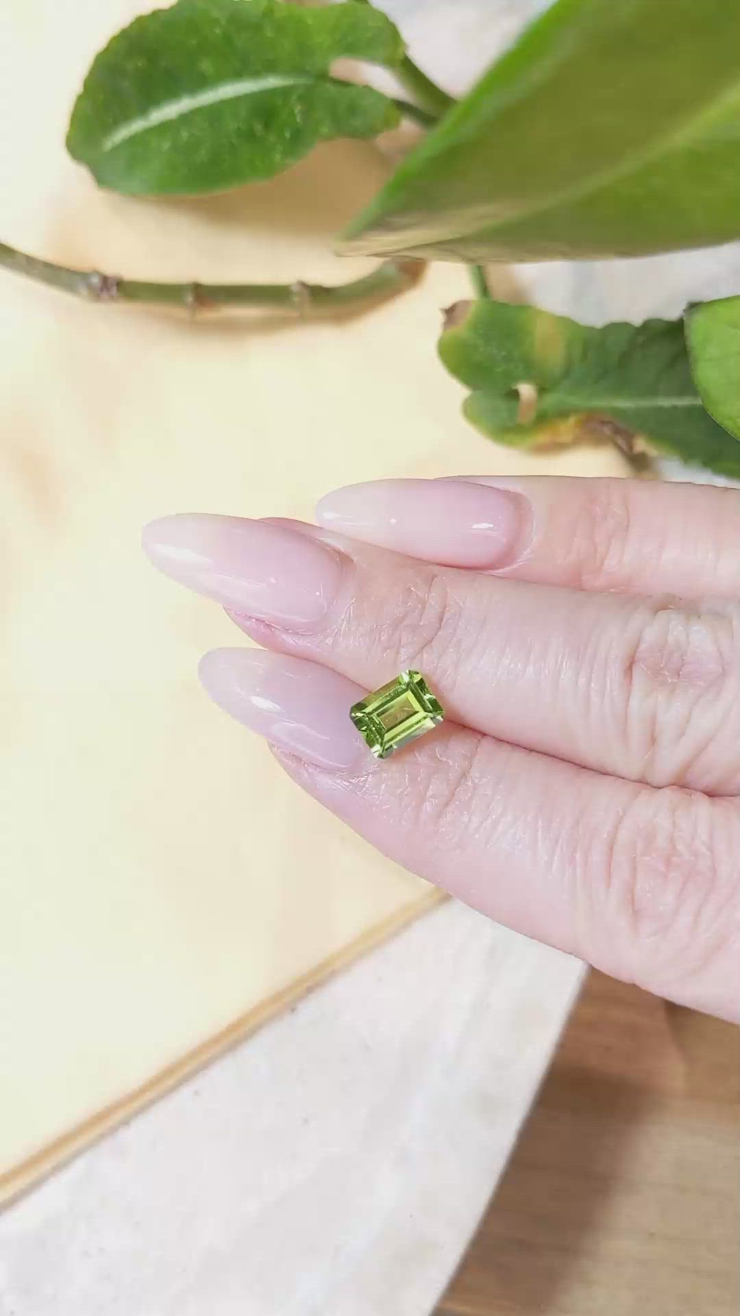 1.63 Ct. Peridot from Pakistan Size Video