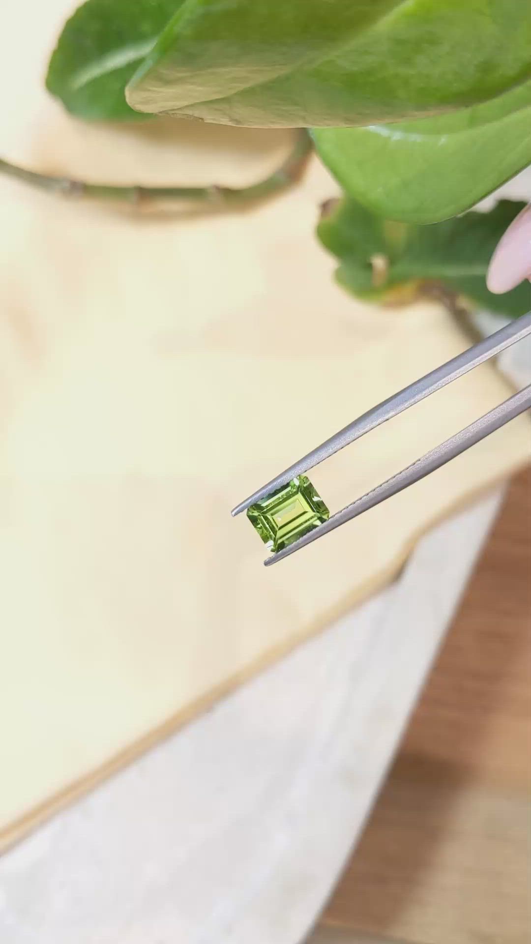 1.63 Ct. Peridot from Pakistan Size Video