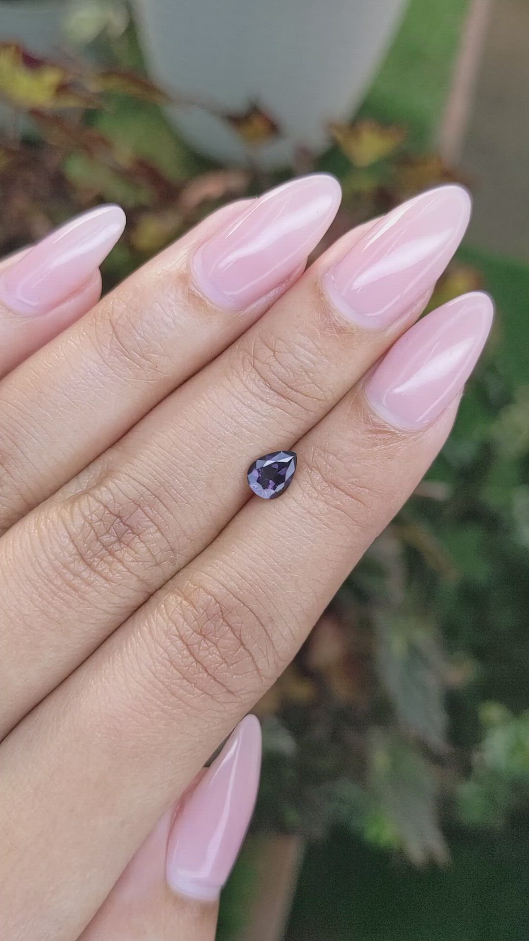 0.71 Ct. Spinel from Ceylon (Sri Lanka) Size Video