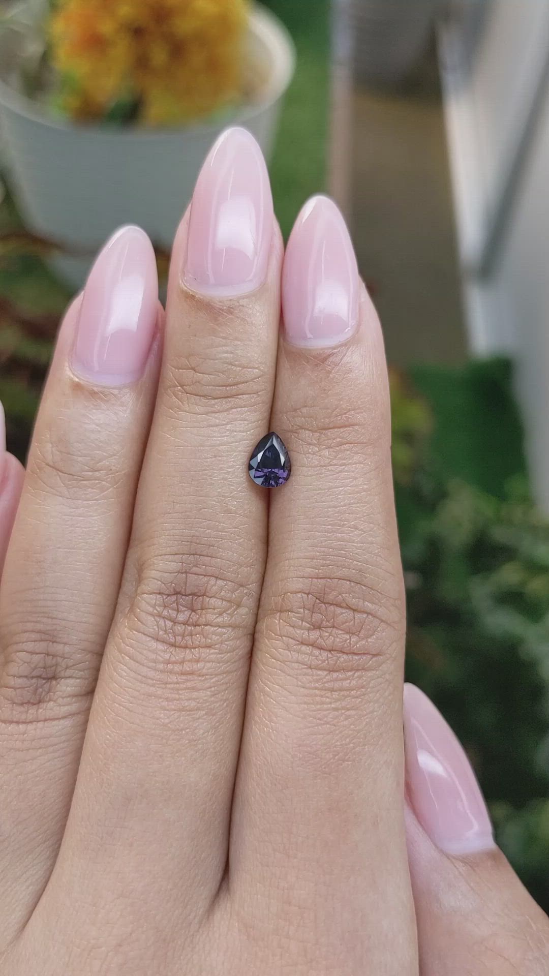 0.71 Ct. Spinel from Ceylon (Sri Lanka) Size Video