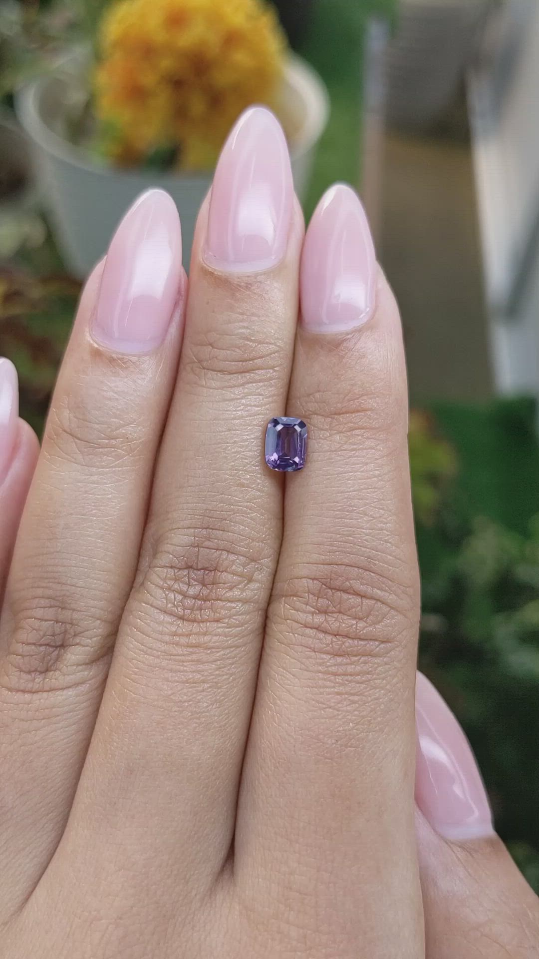 0.83 Ct. Spinel from Ceylon (Sri Lanka) Size Video