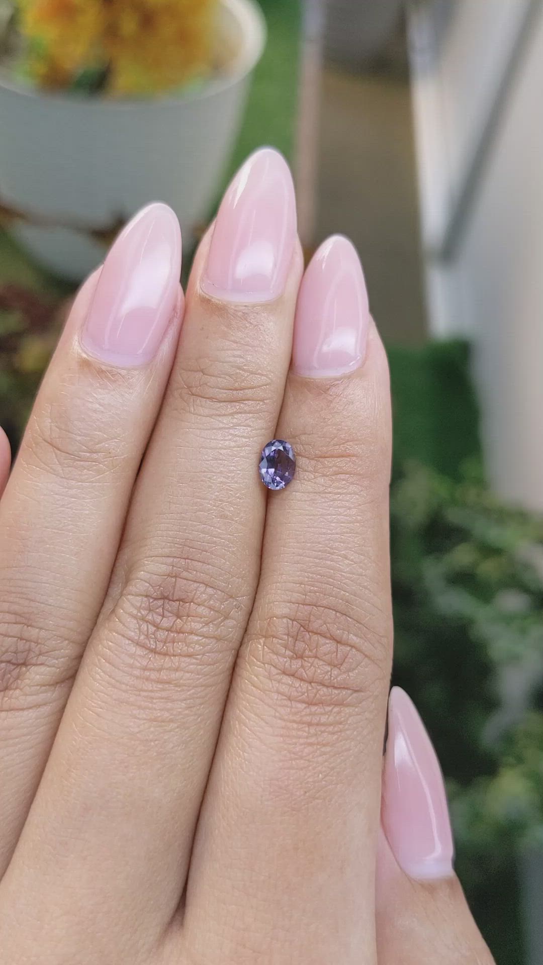 0.52 Ct. Spinel from Ceylon (Sri Lanka) Size Video