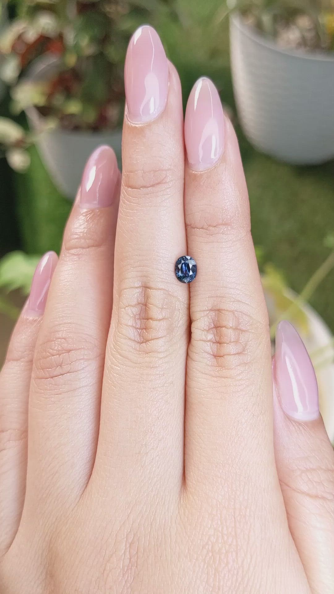 0.53 Ct. Spinel from Ceylon (Sri Lanka) Size Video