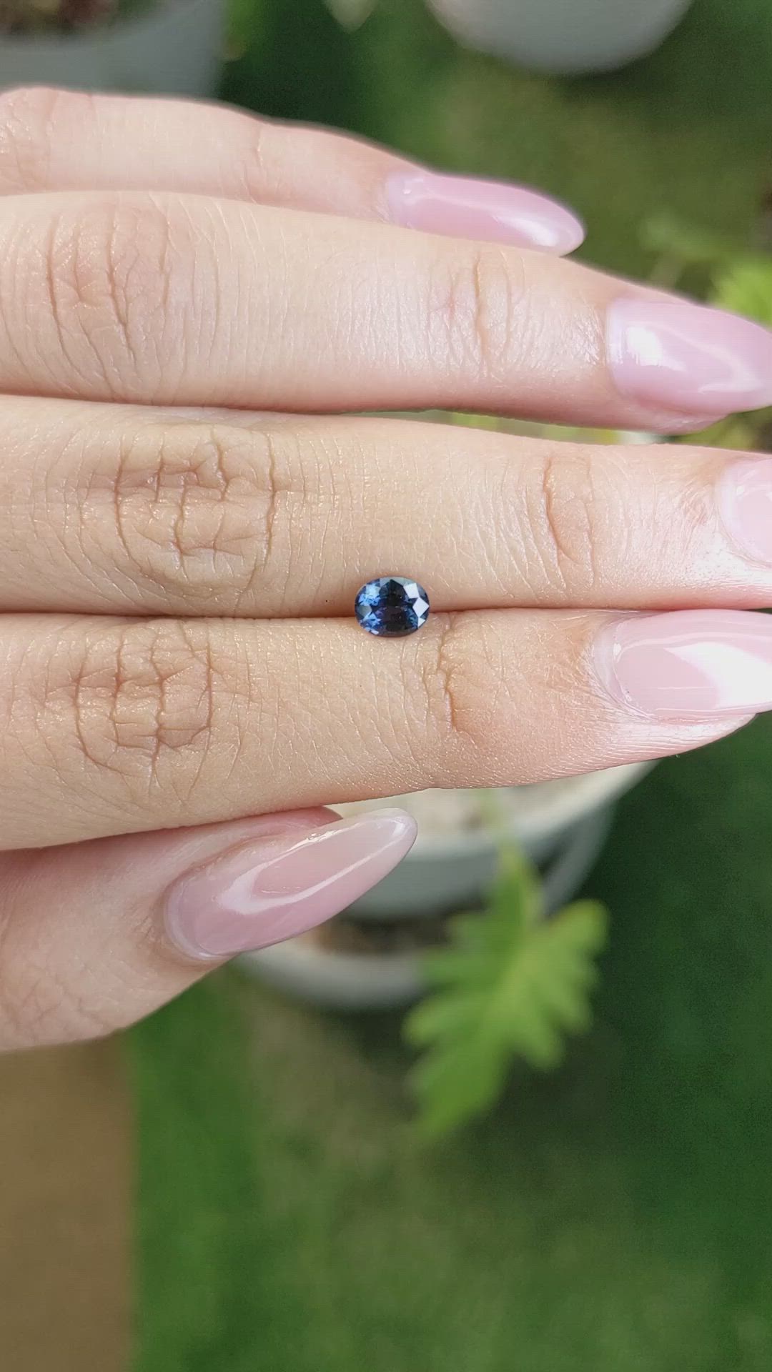 0.53 Ct. Spinel from Ceylon (Sri Lanka) Size Video