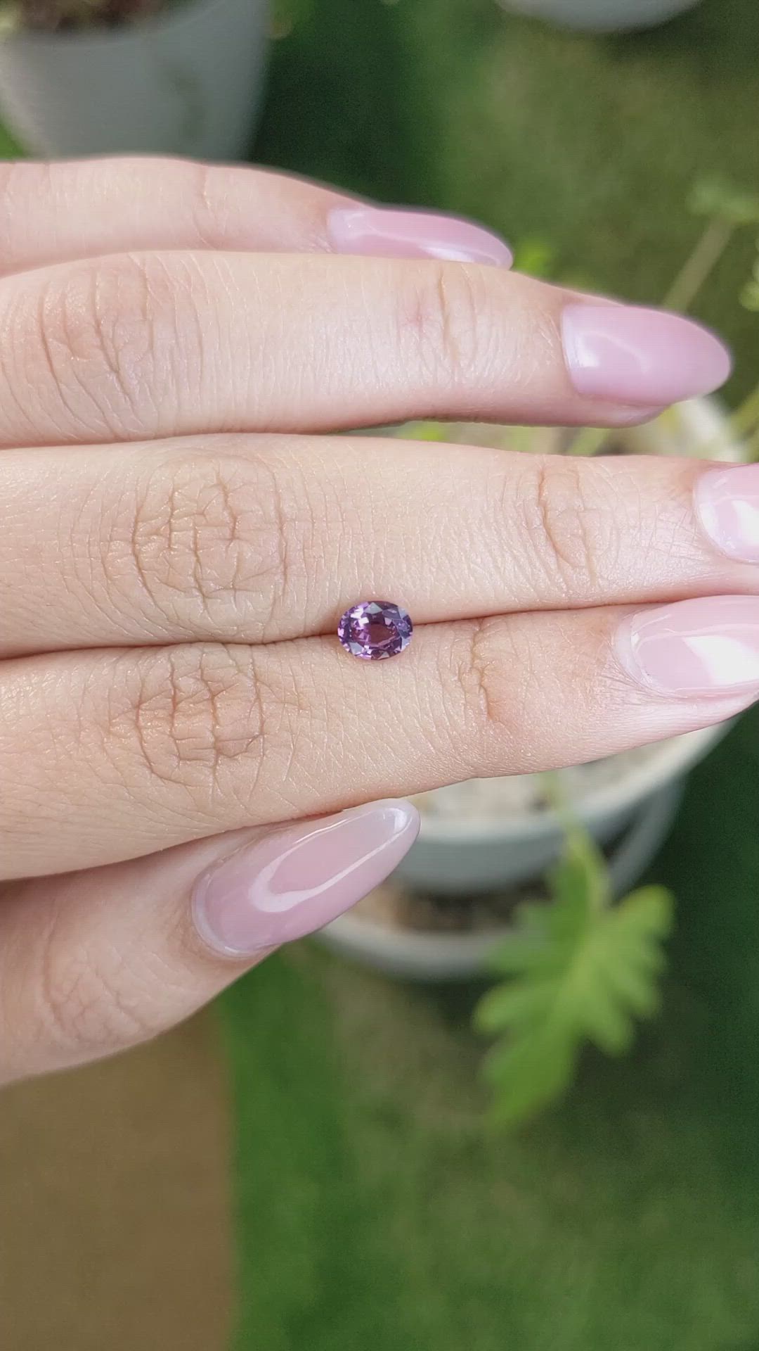 0.59 Ct. Spinel from Ceylon (Sri Lanka) Size Video