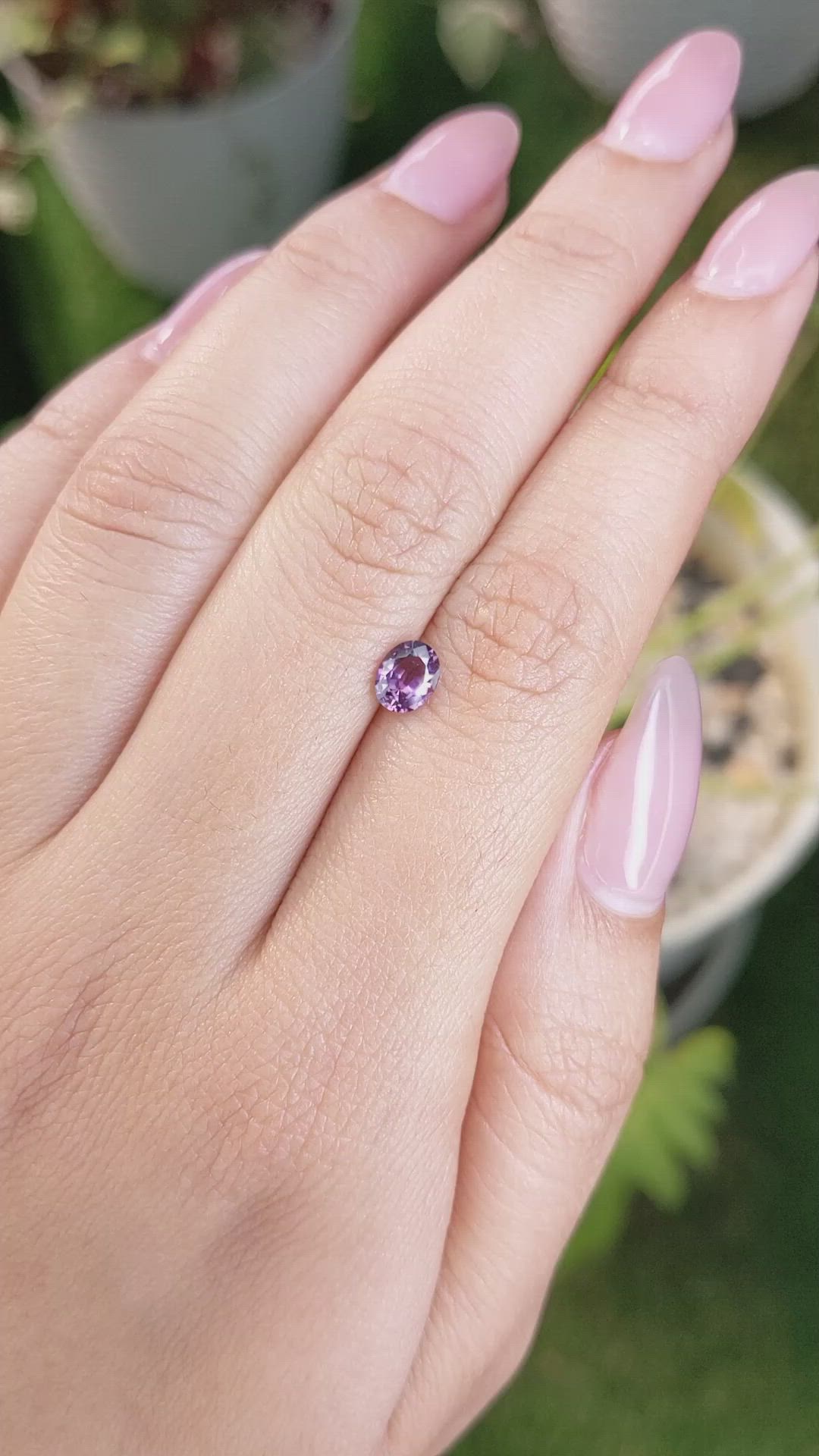 0.59 Ct. Spinel from Ceylon (Sri Lanka) Size Video