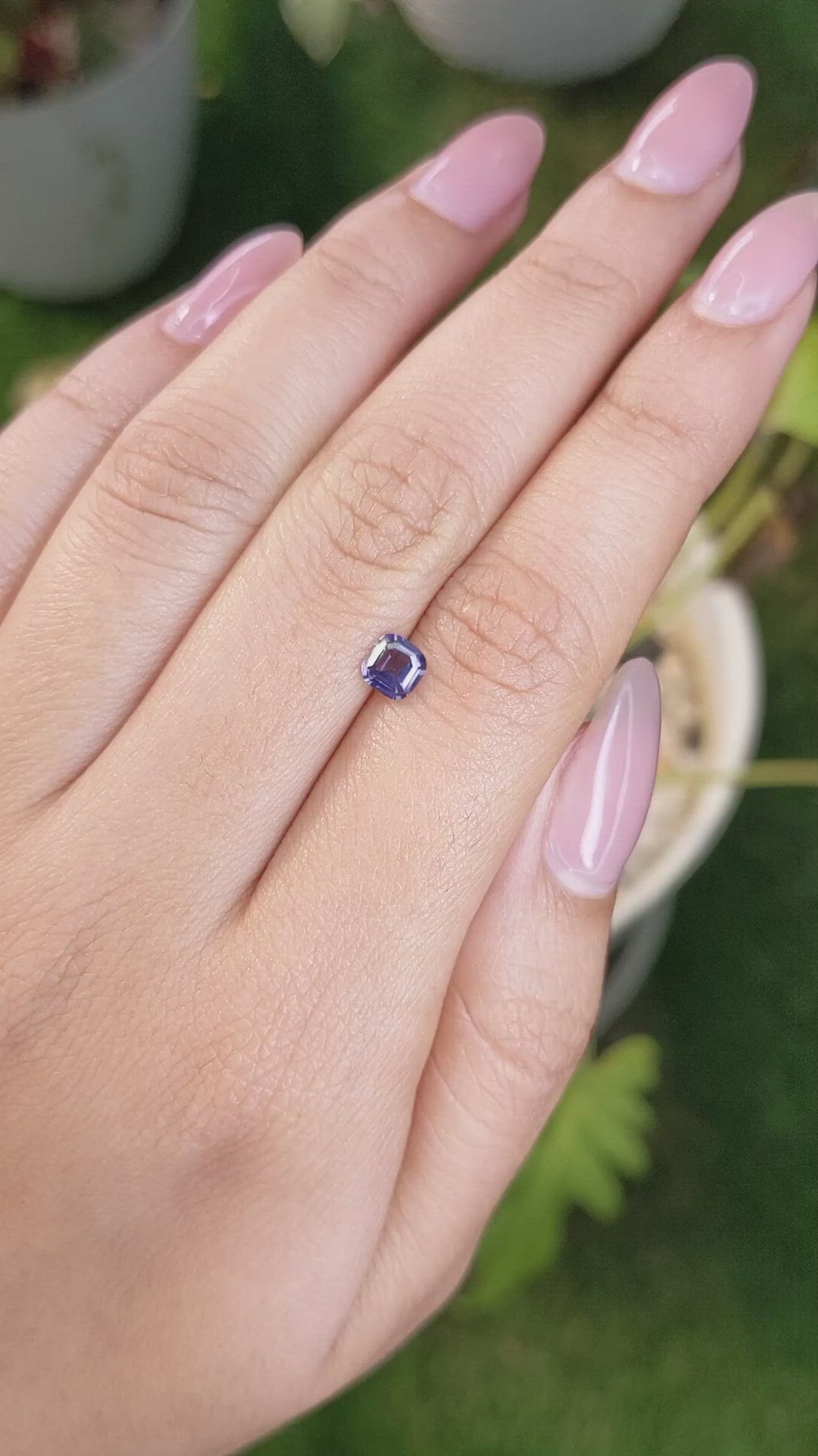 0.52 Ct. Spinel from Ceylon (Sri Lanka) Size Video