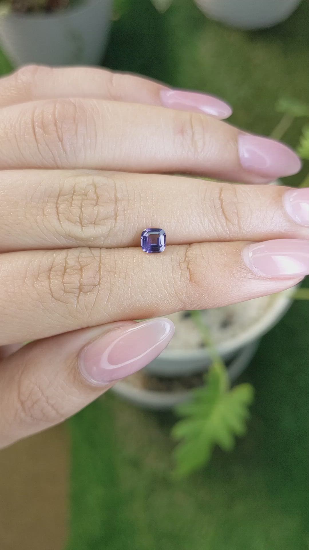 0.52 Ct. Spinel from Ceylon (Sri Lanka) Size Video