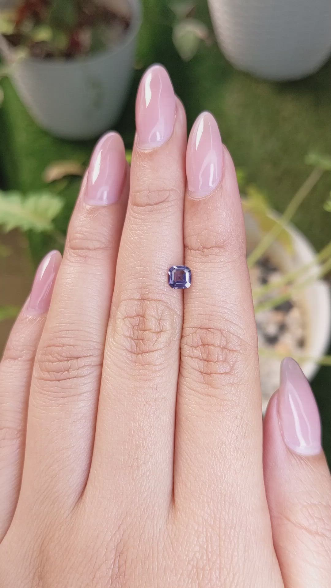 0.52 Ct. Spinel from Ceylon (Sri Lanka) Size Video