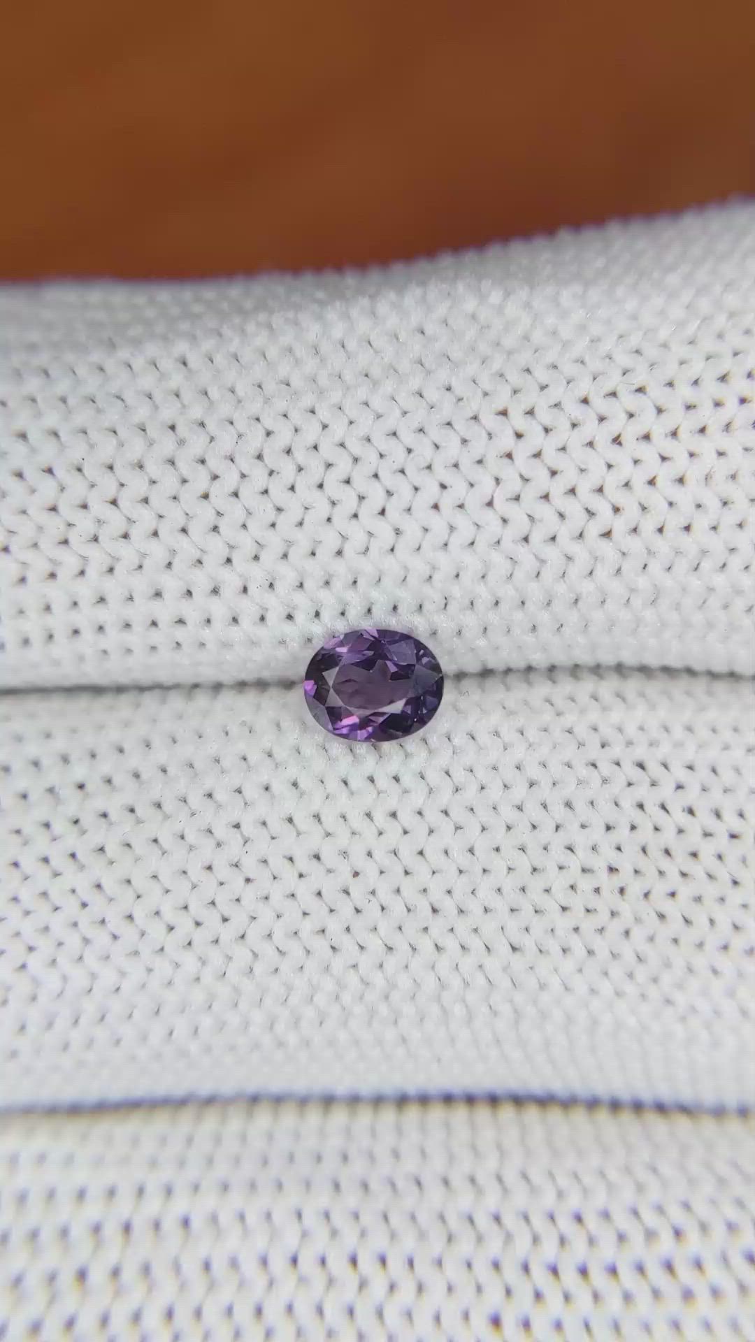 0.50 Ct. Spinel from Ceylon (Sri Lanka) Size Video