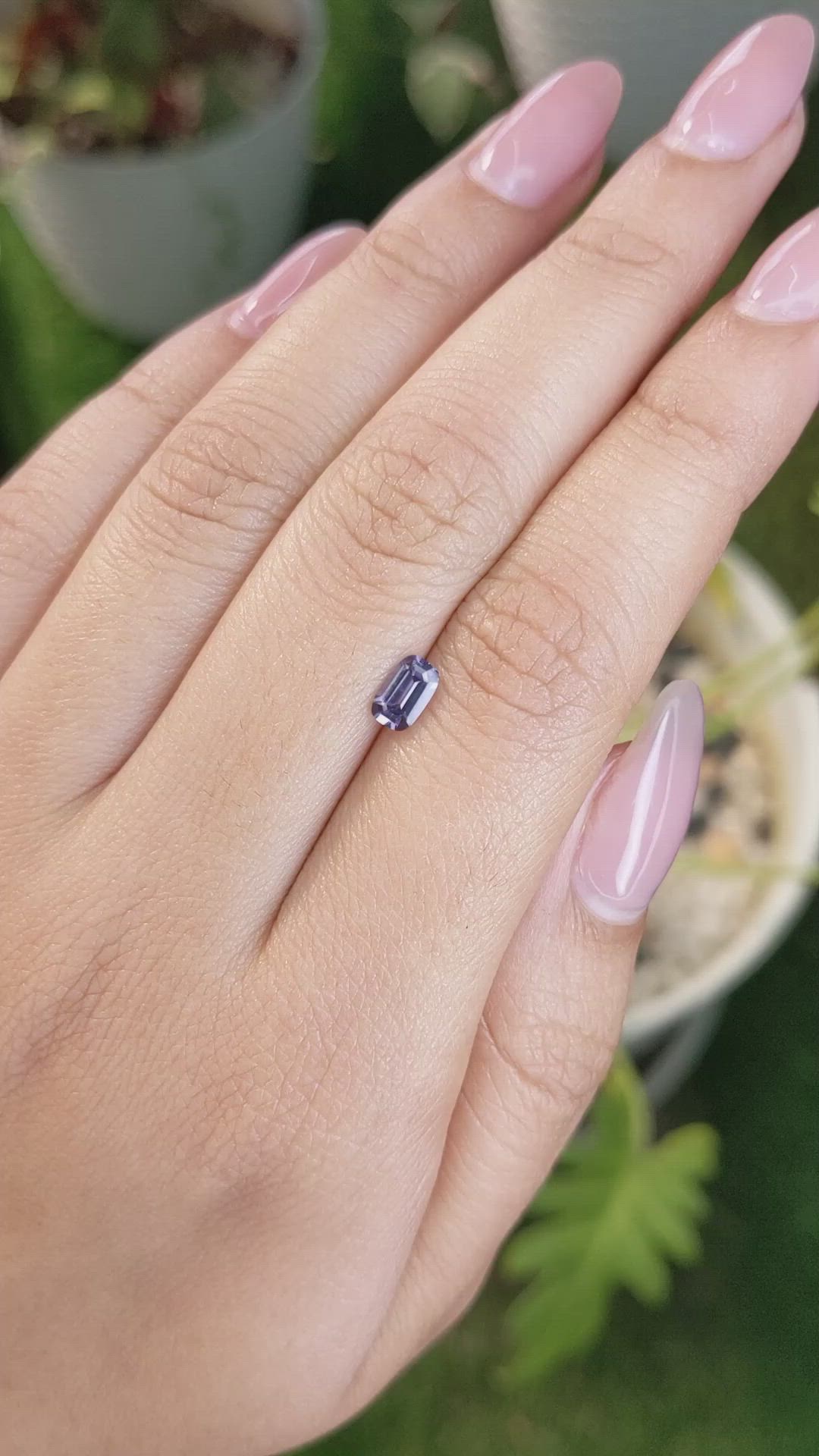 0.56 Ct. Spinel from Ceylon (Sri Lanka) Size Video