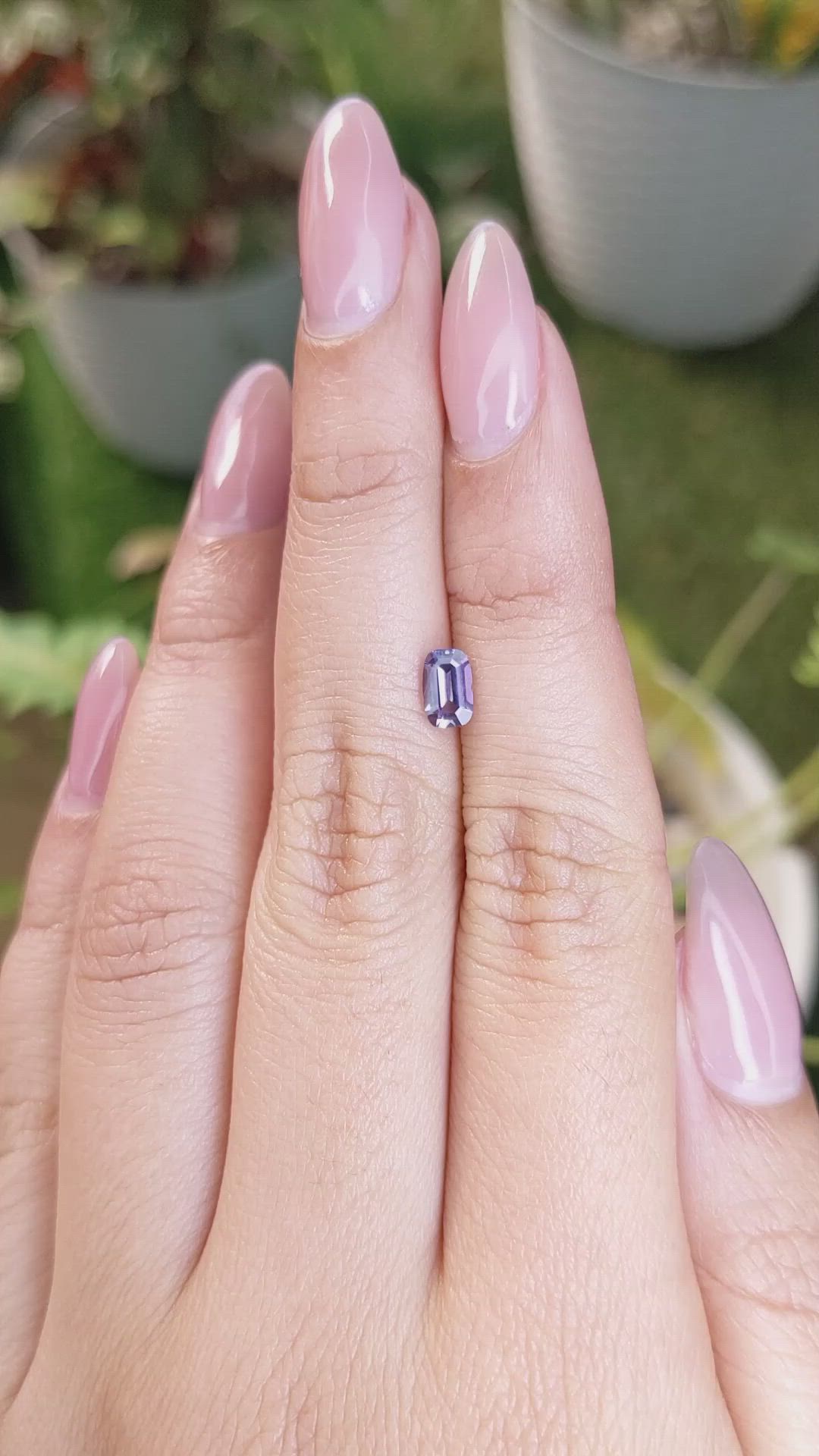 0.56 Ct. Spinel from Ceylon (Sri Lanka) Size Video