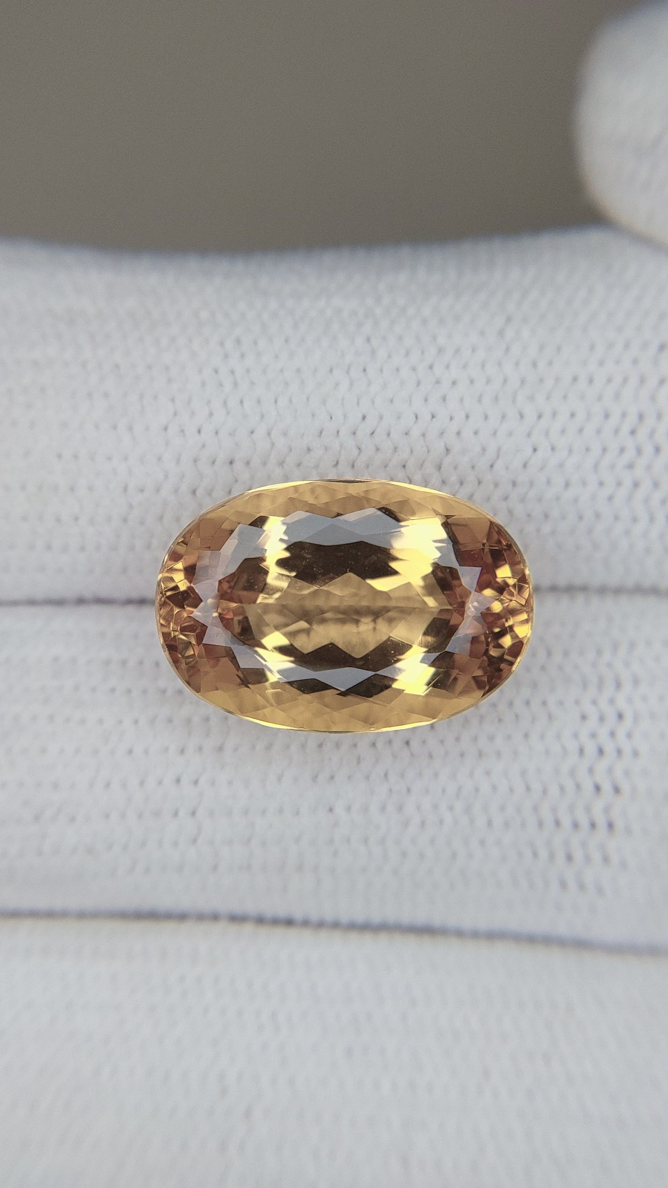 9.36 Ct. Imperial Topaz from Brazil Size Video