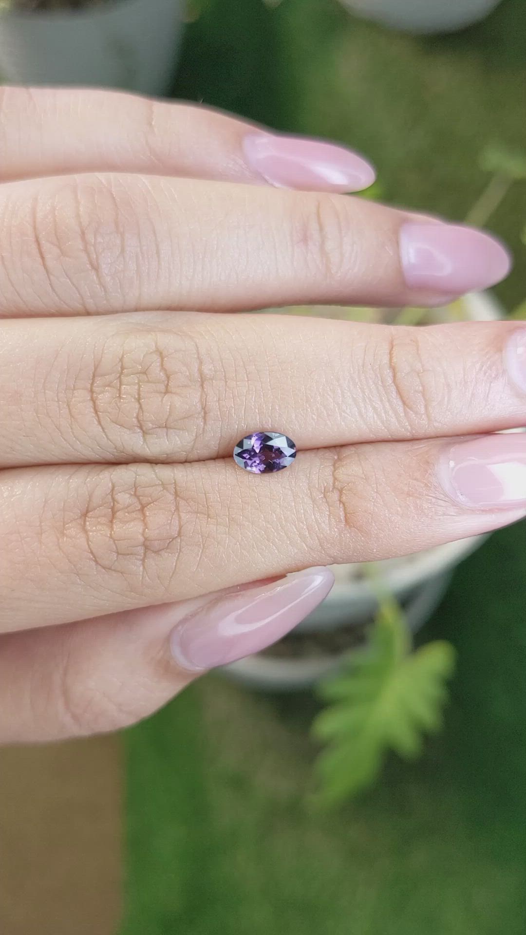 0.61 Ct. Spinel from Ceylon (Sri Lanka) Size Video