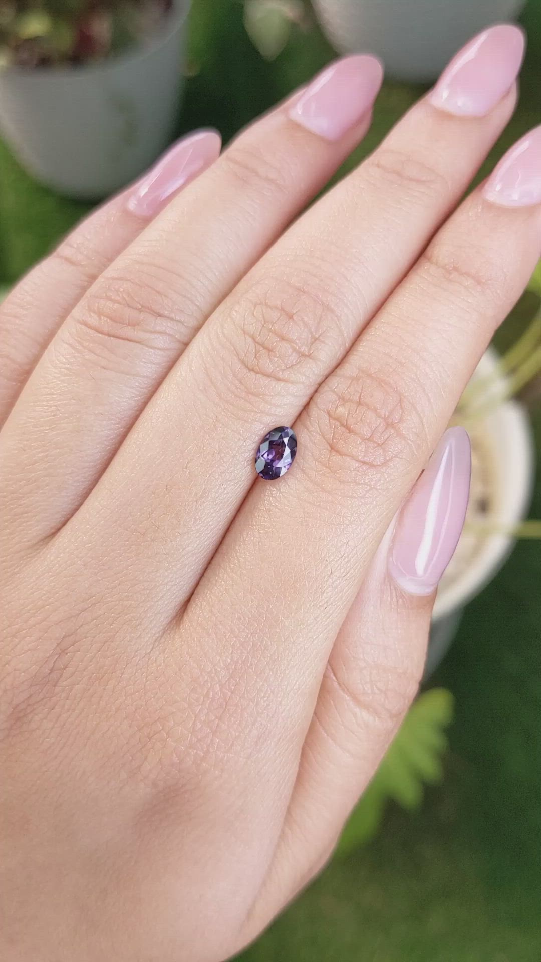 0.61 Ct. Spinel from Ceylon (Sri Lanka) Size Video