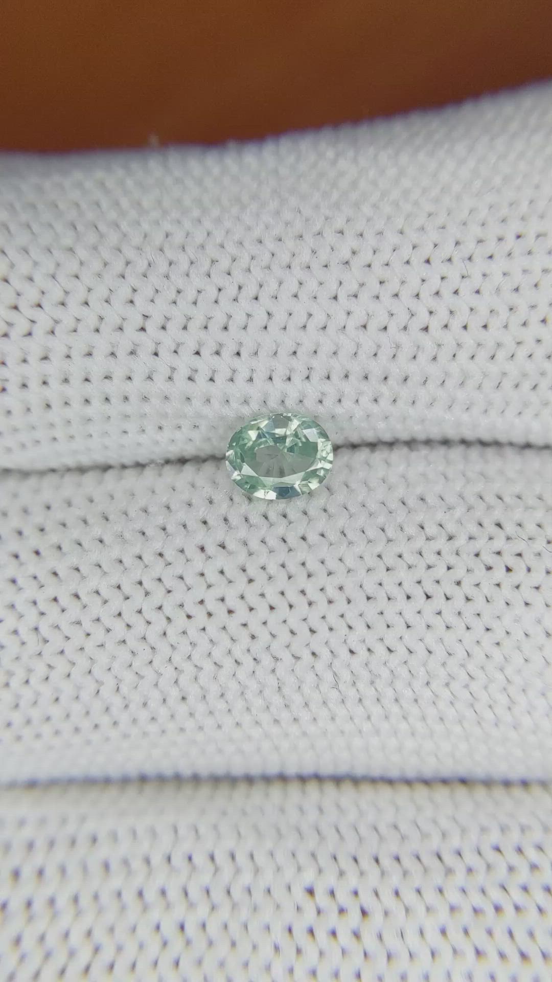 0.51 Ct. Zircon from Ceylon (Sri Lanka) Size Video