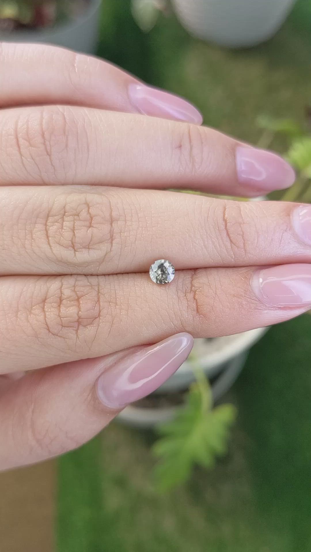 0.68 Ct. Zircon from Ceylon (Sri Lanka) Size Video